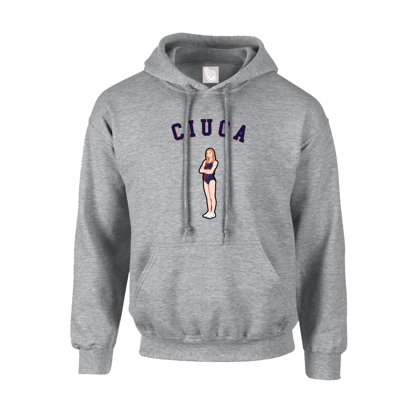 Hoodie — Shirsey Arch in Grey