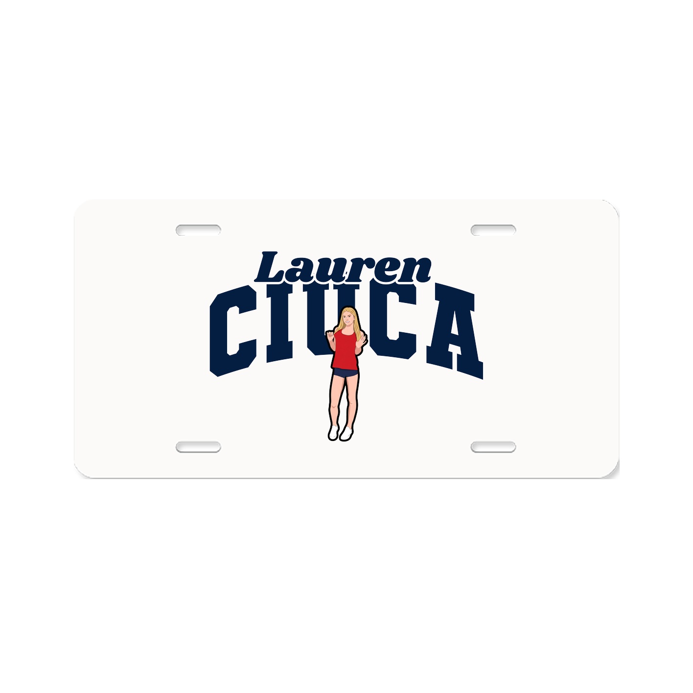 License Plate — Signature Arch in Classic