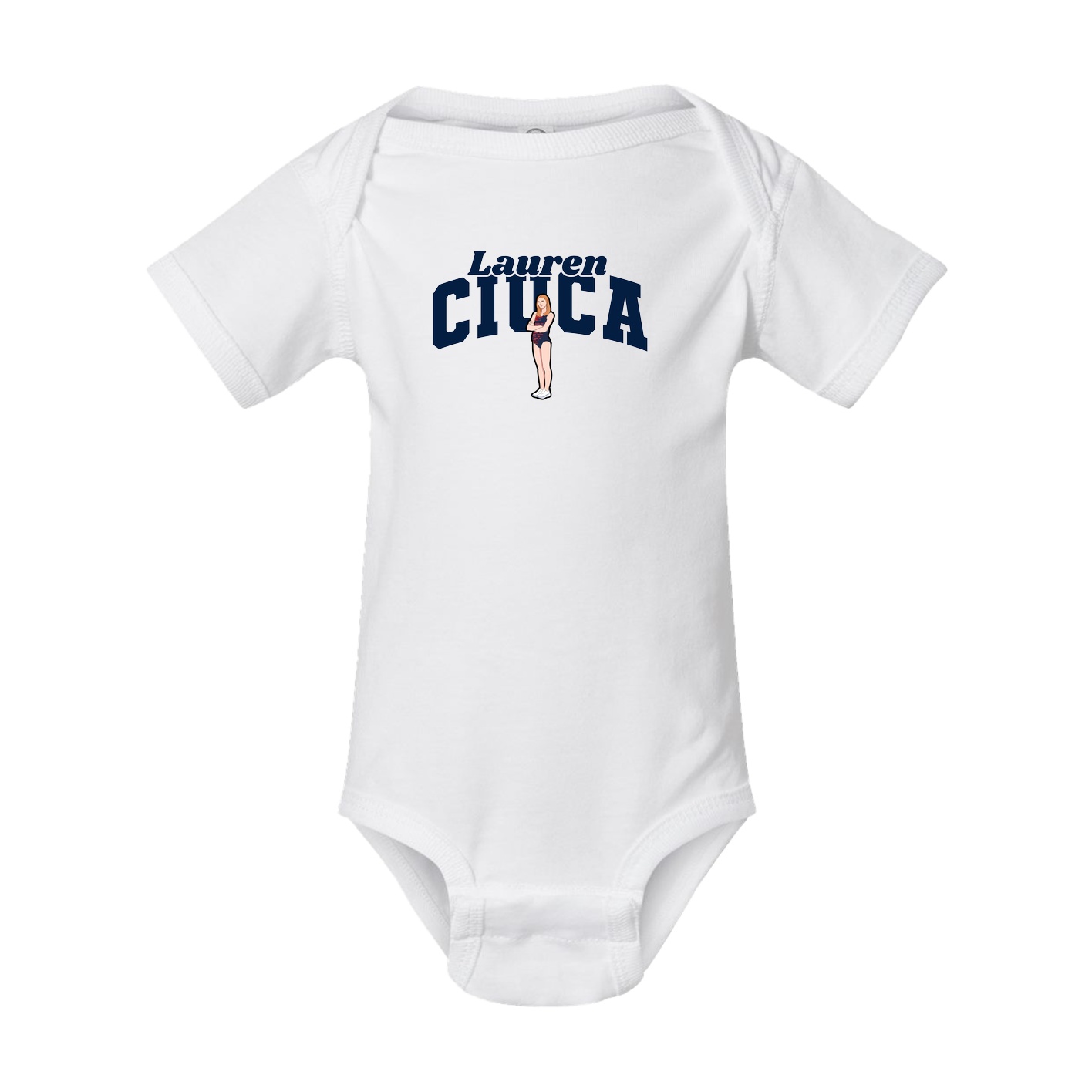 Baby Onesie — Signature Arch in White