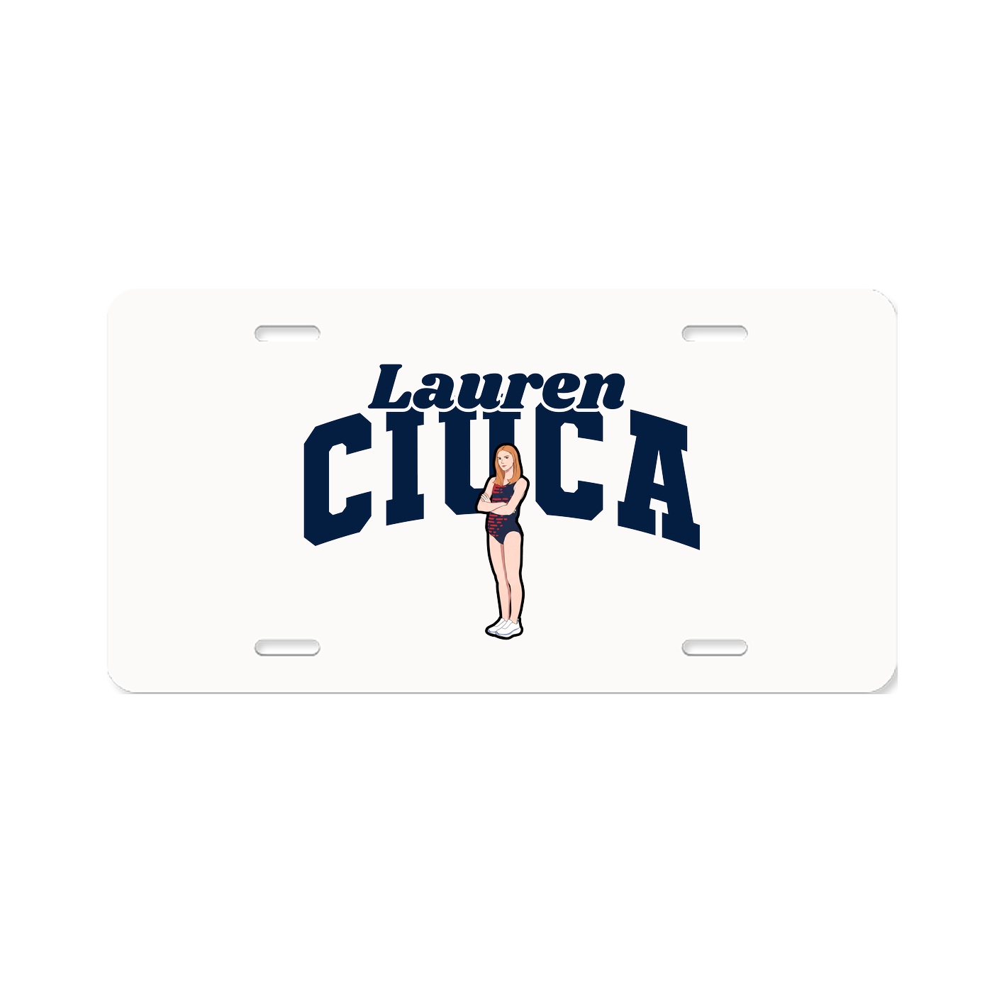 License Plate — Signature Arch in Classic