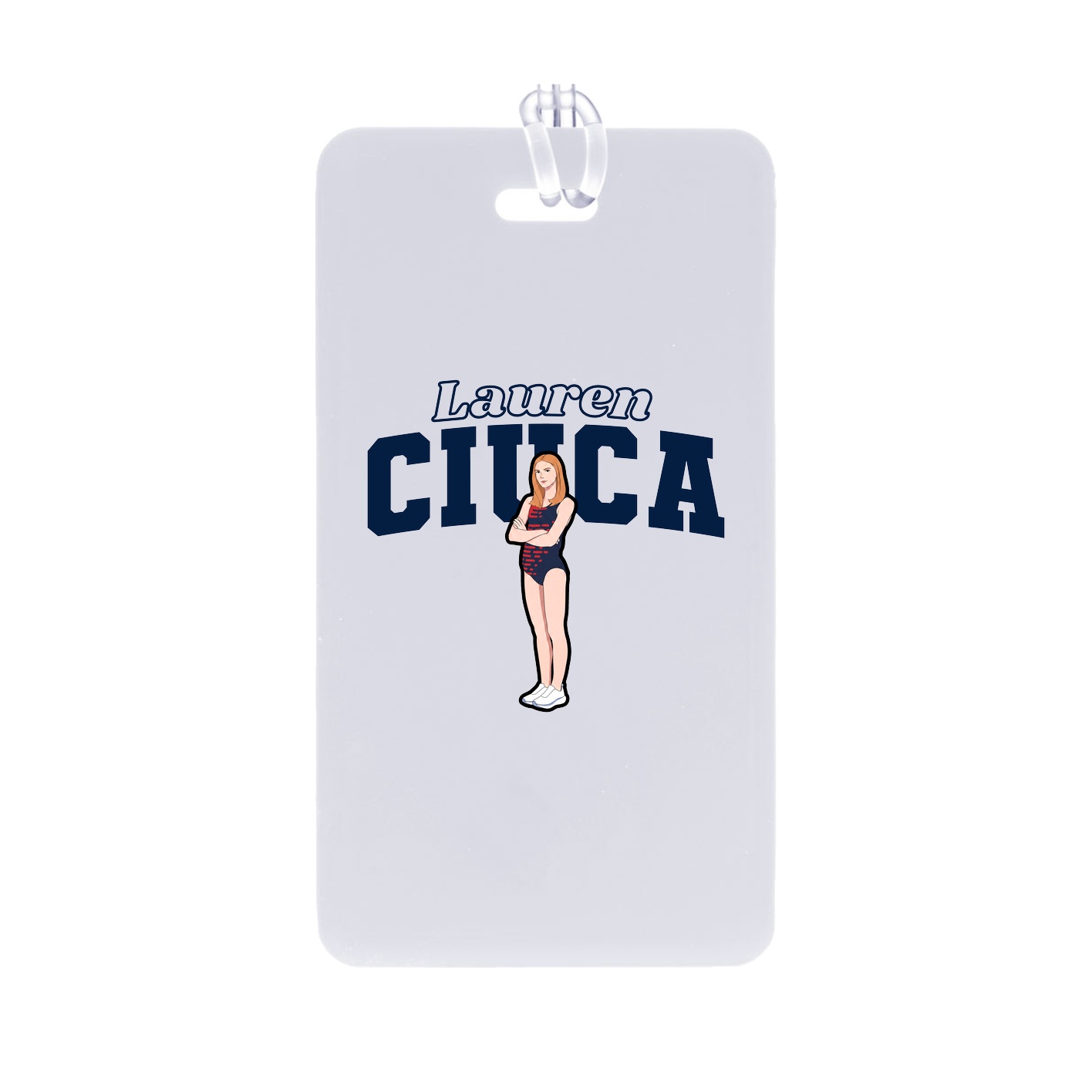 Bag Tag — Name Arch in Classic