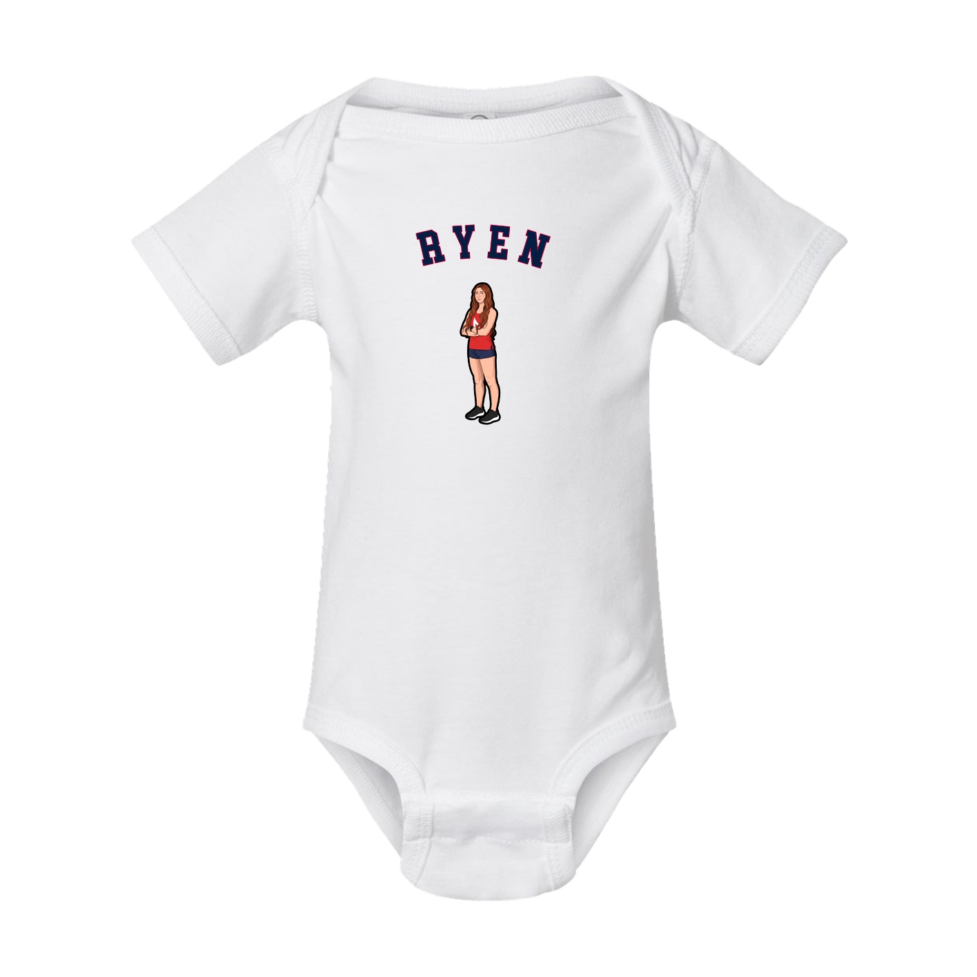 Baby Onesie — Shirsey Arch in White