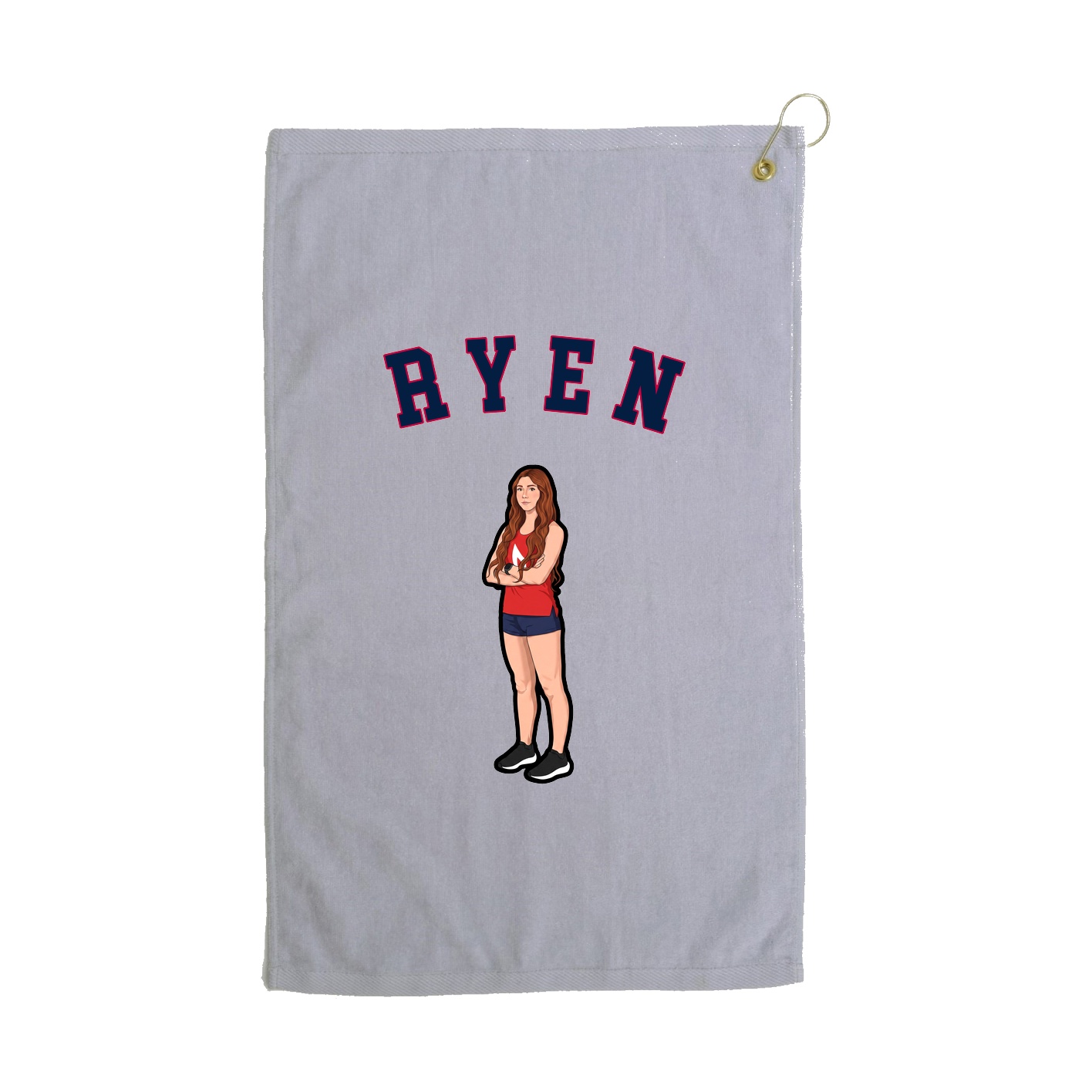 Golf Towel — Shirsey Arch in Grey