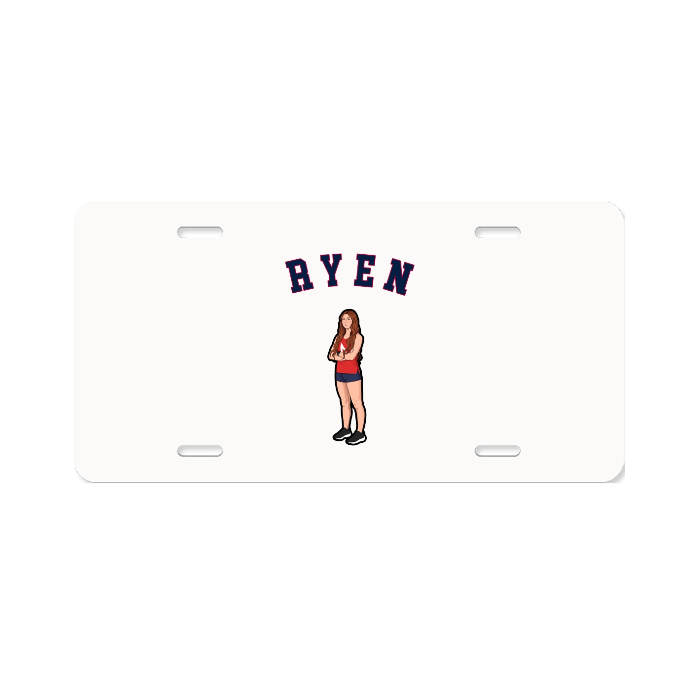 License Plate — Shirsey Arch in Classic