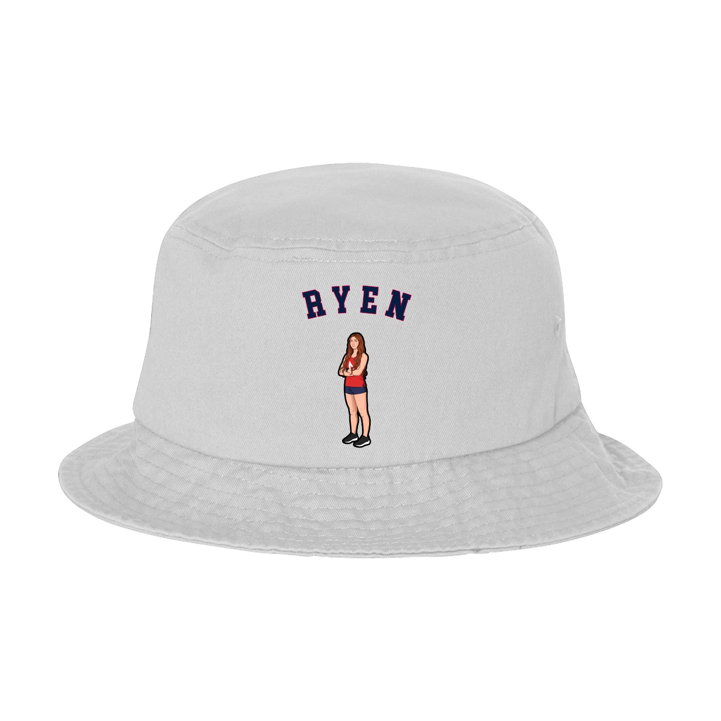 Bucket Cap — Shirsey Arch in White