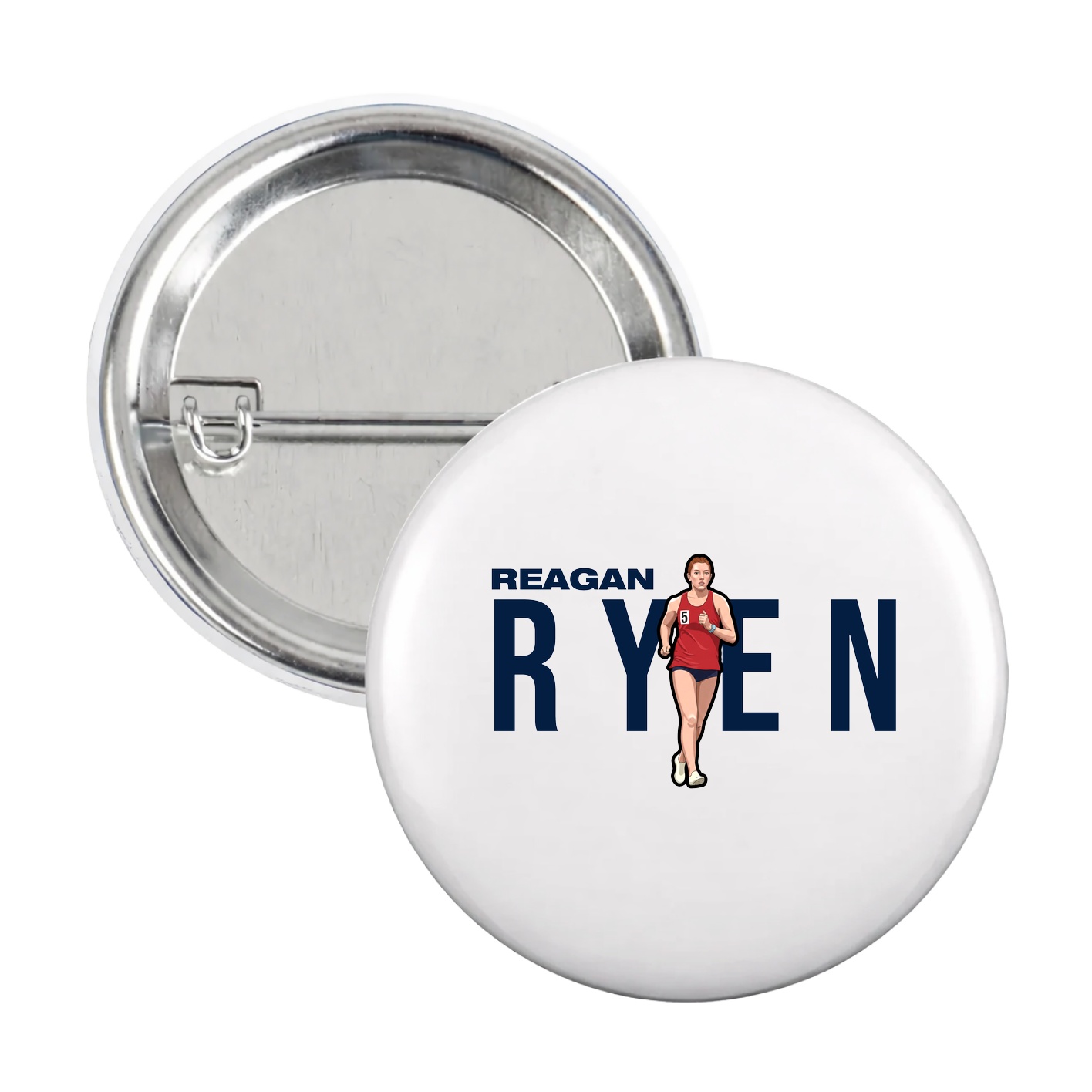 Game Day Button — Player Name in White