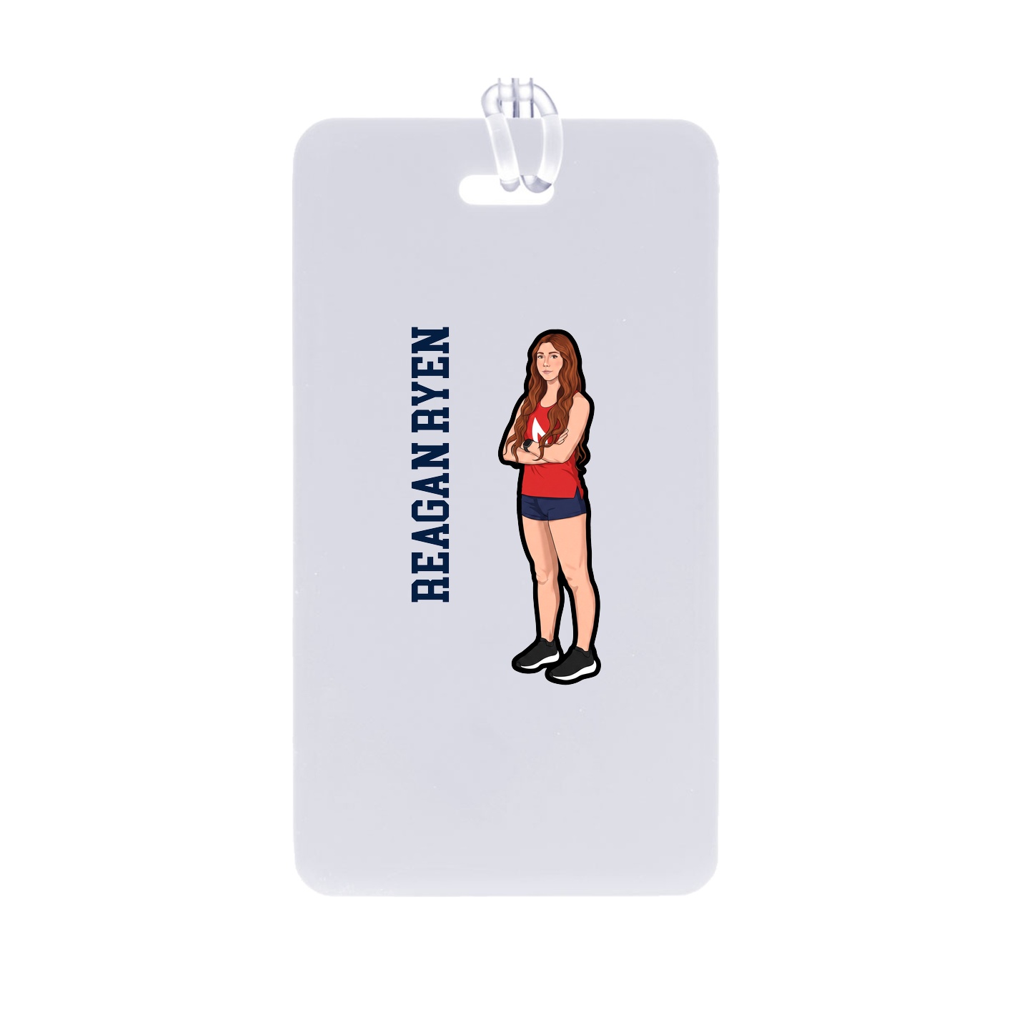 Bag Tag — Name Vertical in Classic