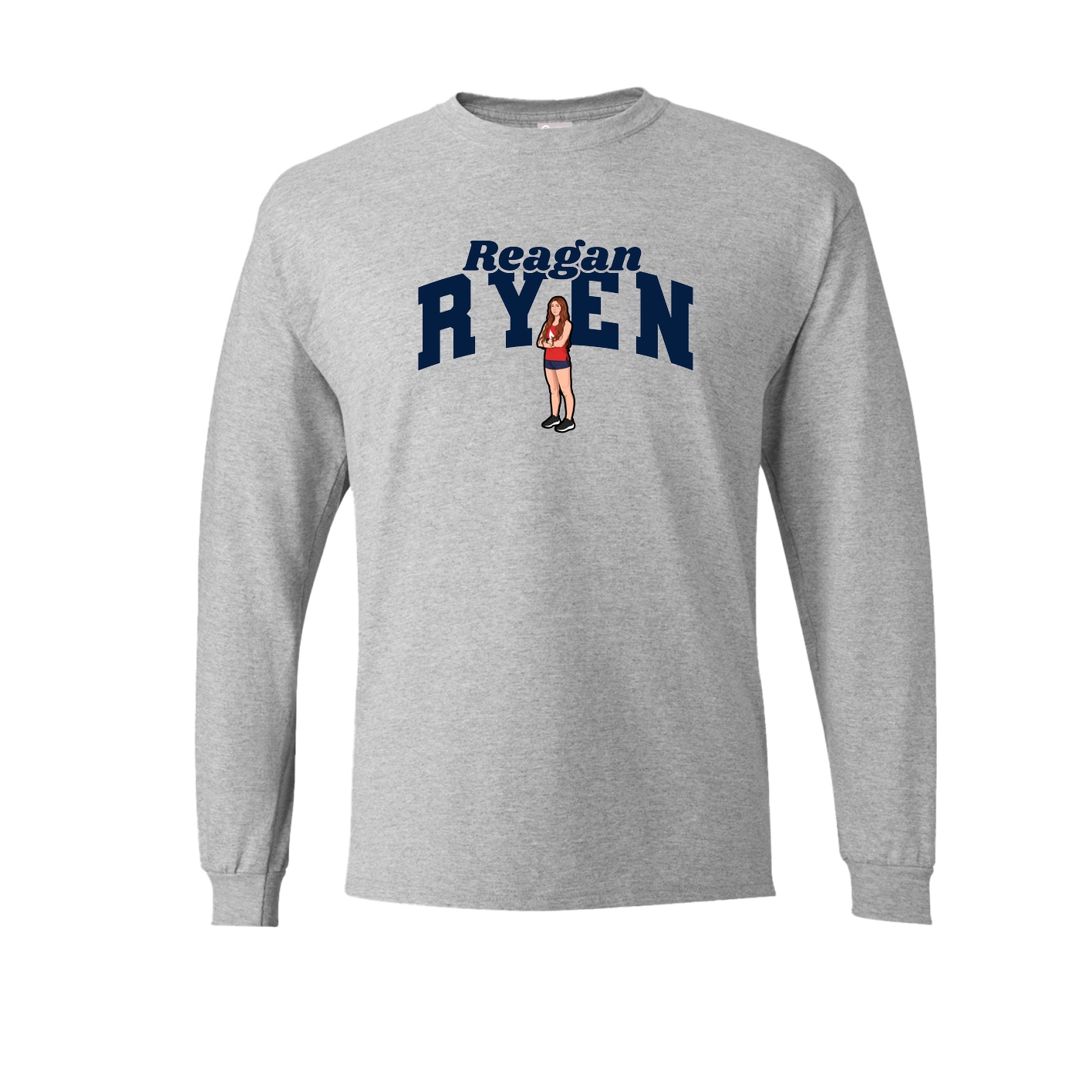 Long Sleeve Tee — Signature Arch in Grey