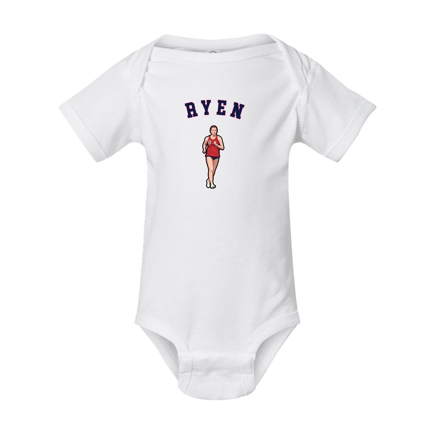 Baby Onesie — Shirsey Arch in White