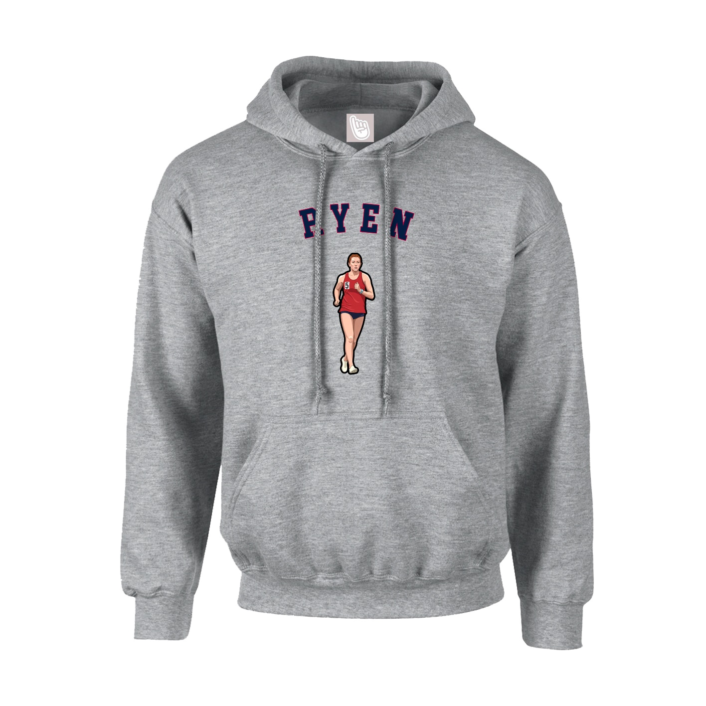 Youth Hoodie — Shirsey Arch in Grey