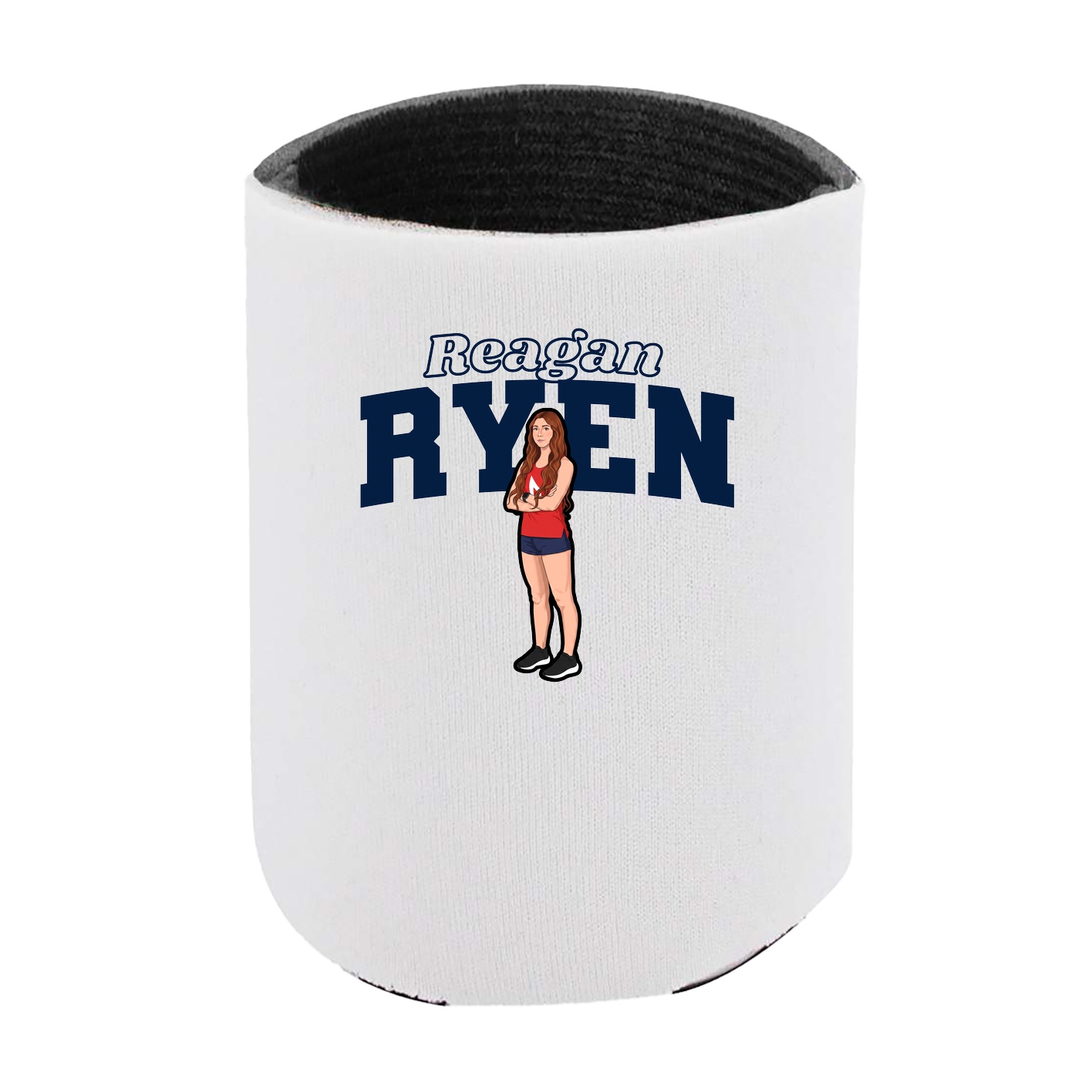 Can Holder — Name Arch in White
