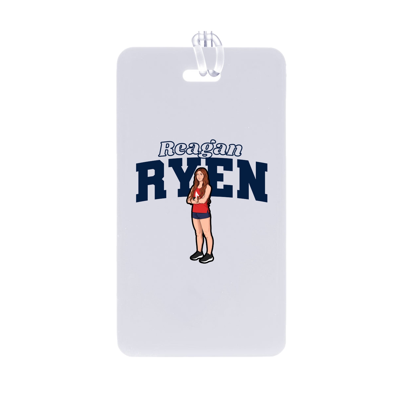 Bag Tag — Name Arch in Classic