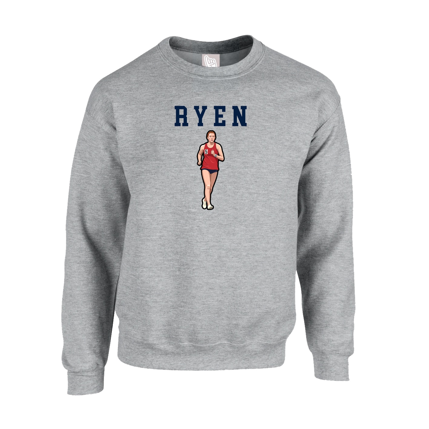 Fleece Crew — Shirsey in Grey