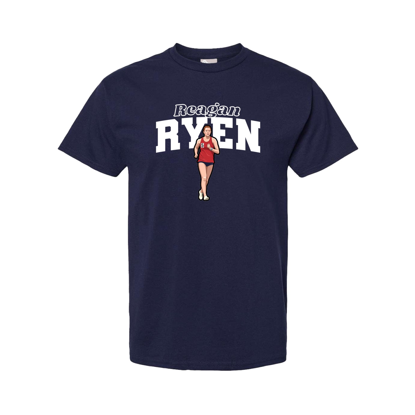 Tee — Name Arch in Navy