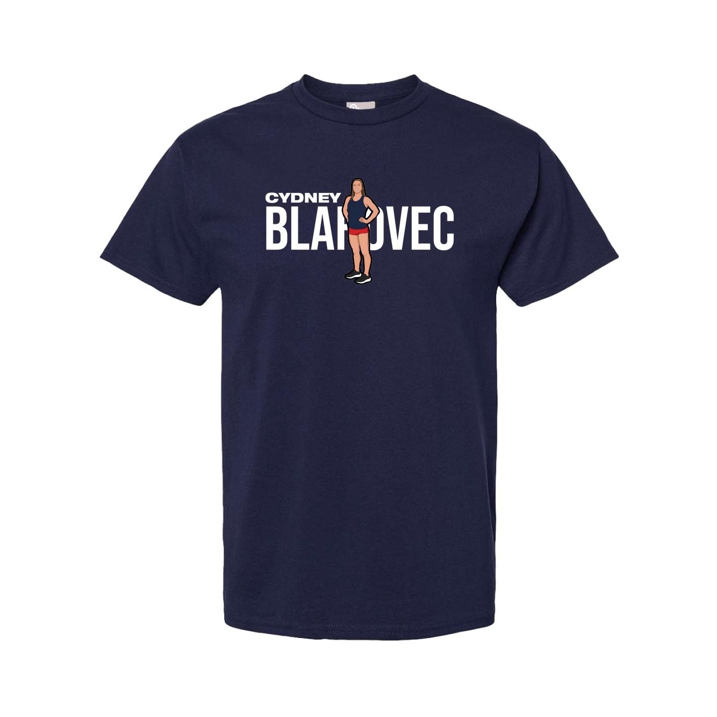 Youth Tee — Player Name in Navy