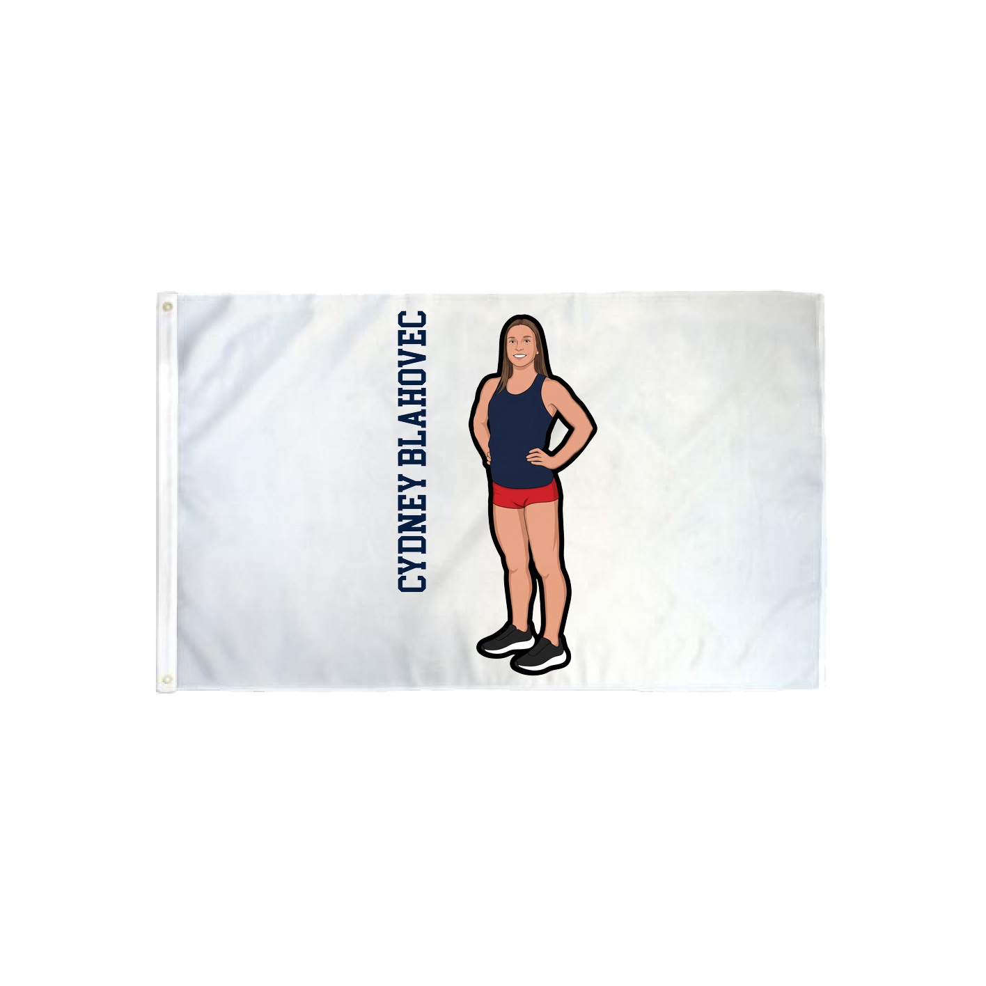 3x5 Flag — Name Vertical in Classic
