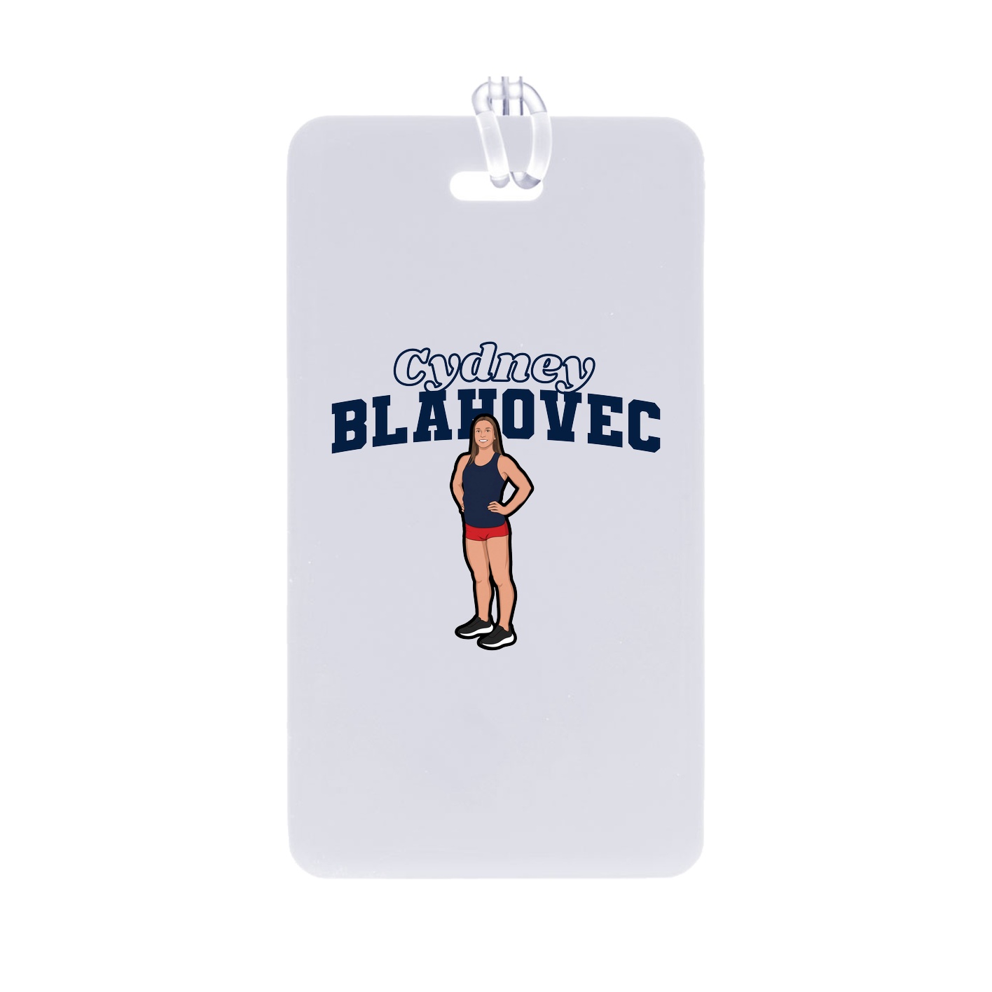 Bag Tag — Name Arch in Classic