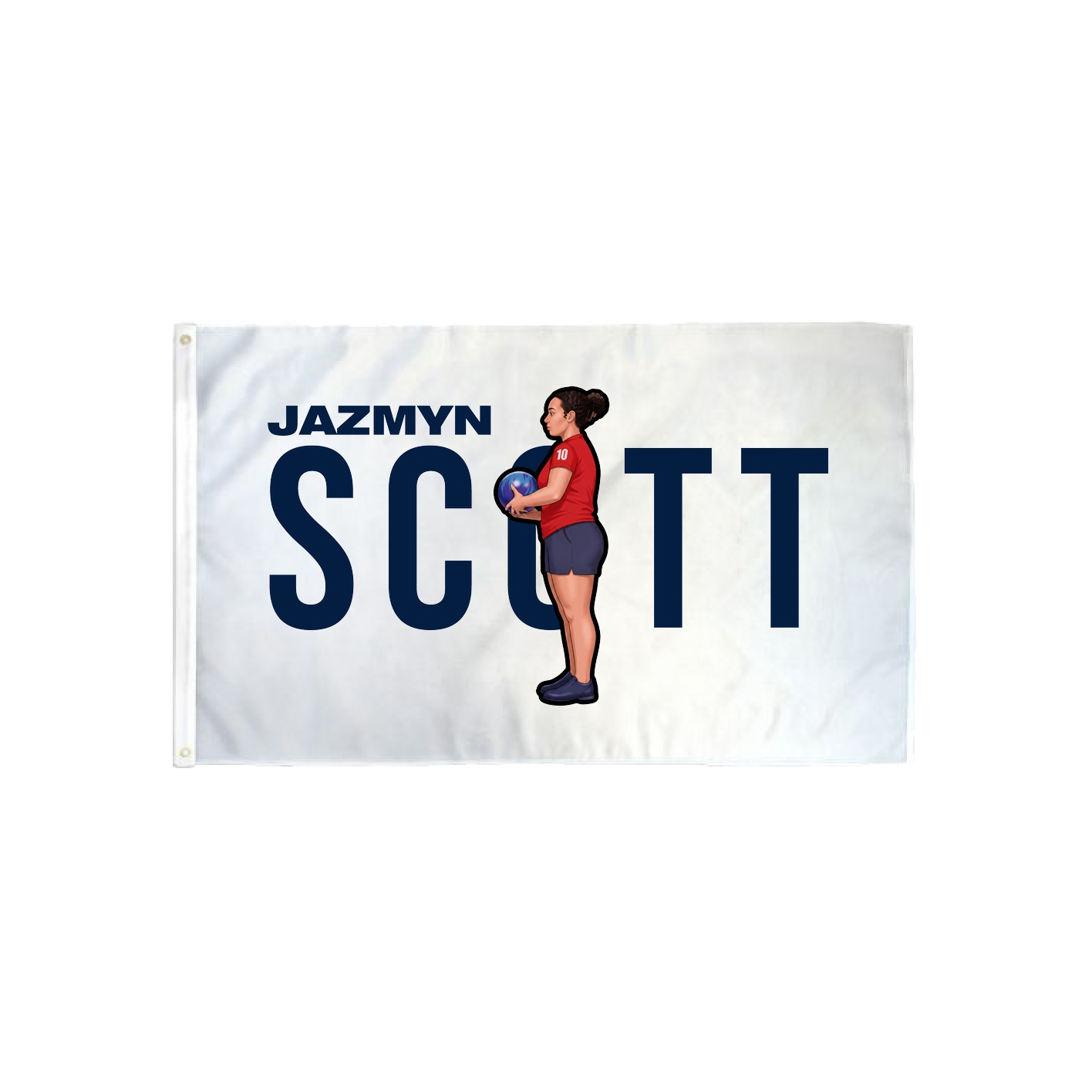 3x5 Flag — Player Name in Classic