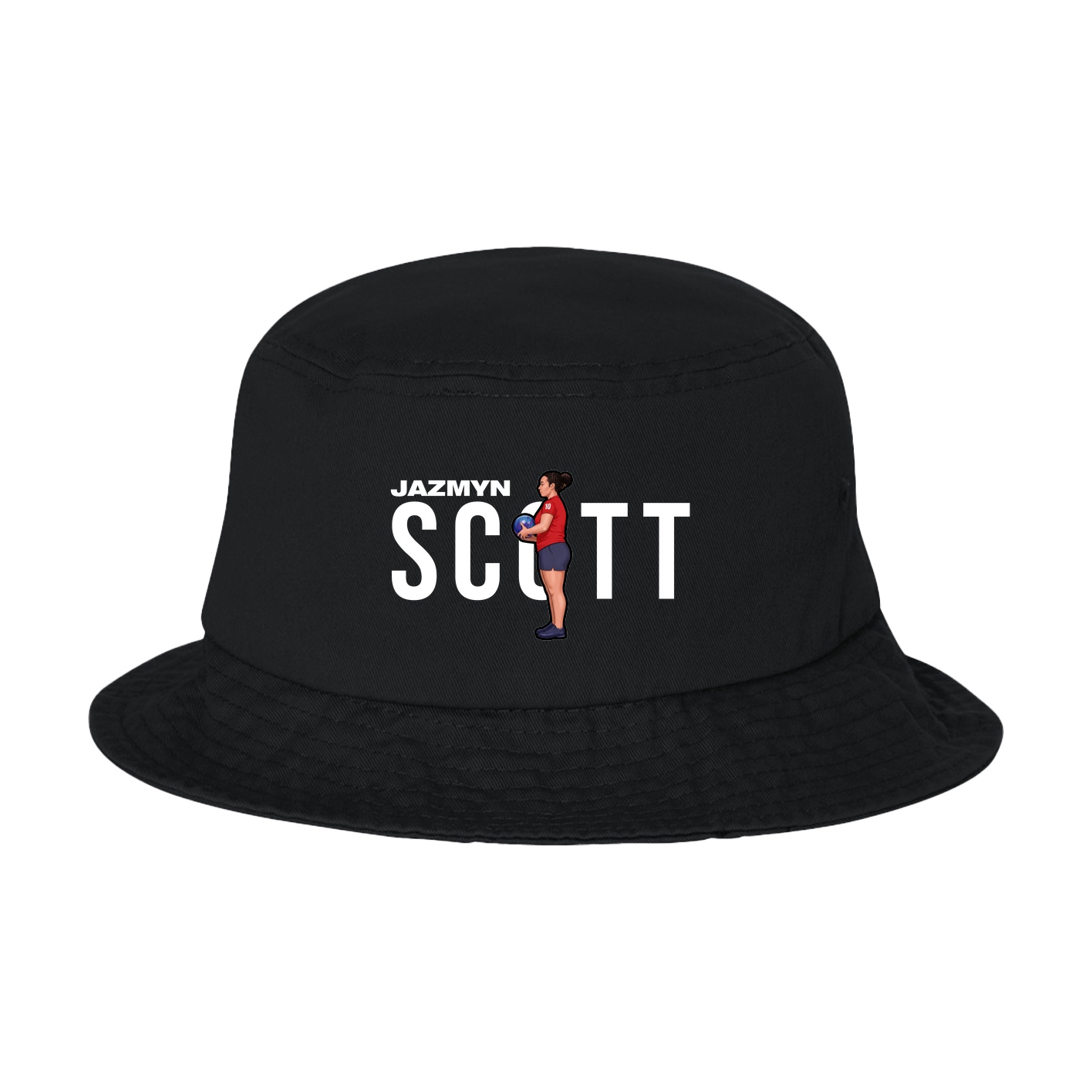 Bucket Cap — Player Name in Black