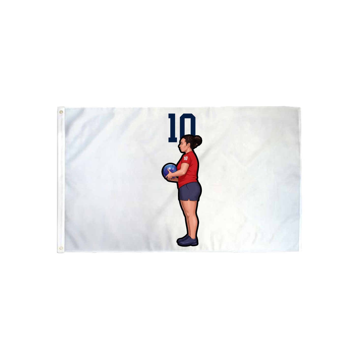 3x5 Flag — Number Top in Classic