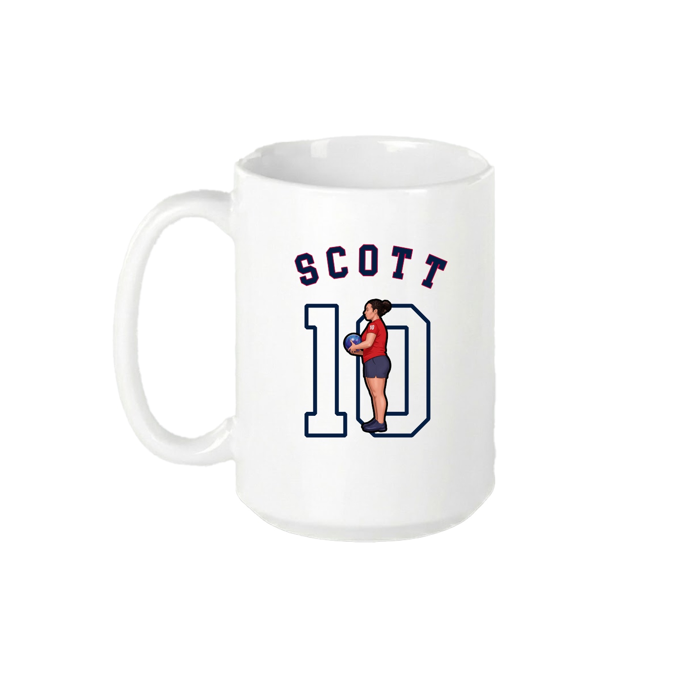 15oz Coffee Mug — Shirsey Arch in White