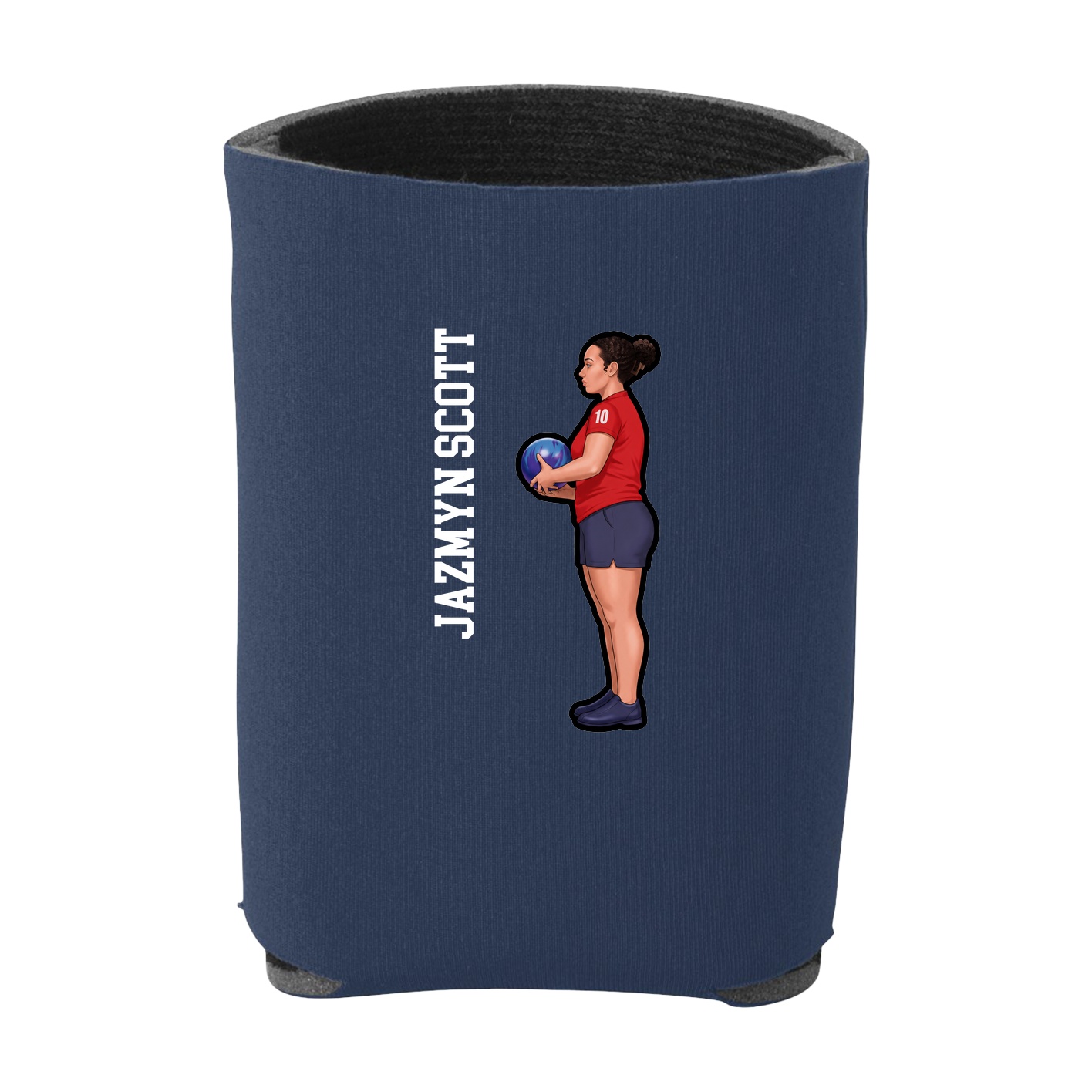 Can Holder — Name Vertical in Navy