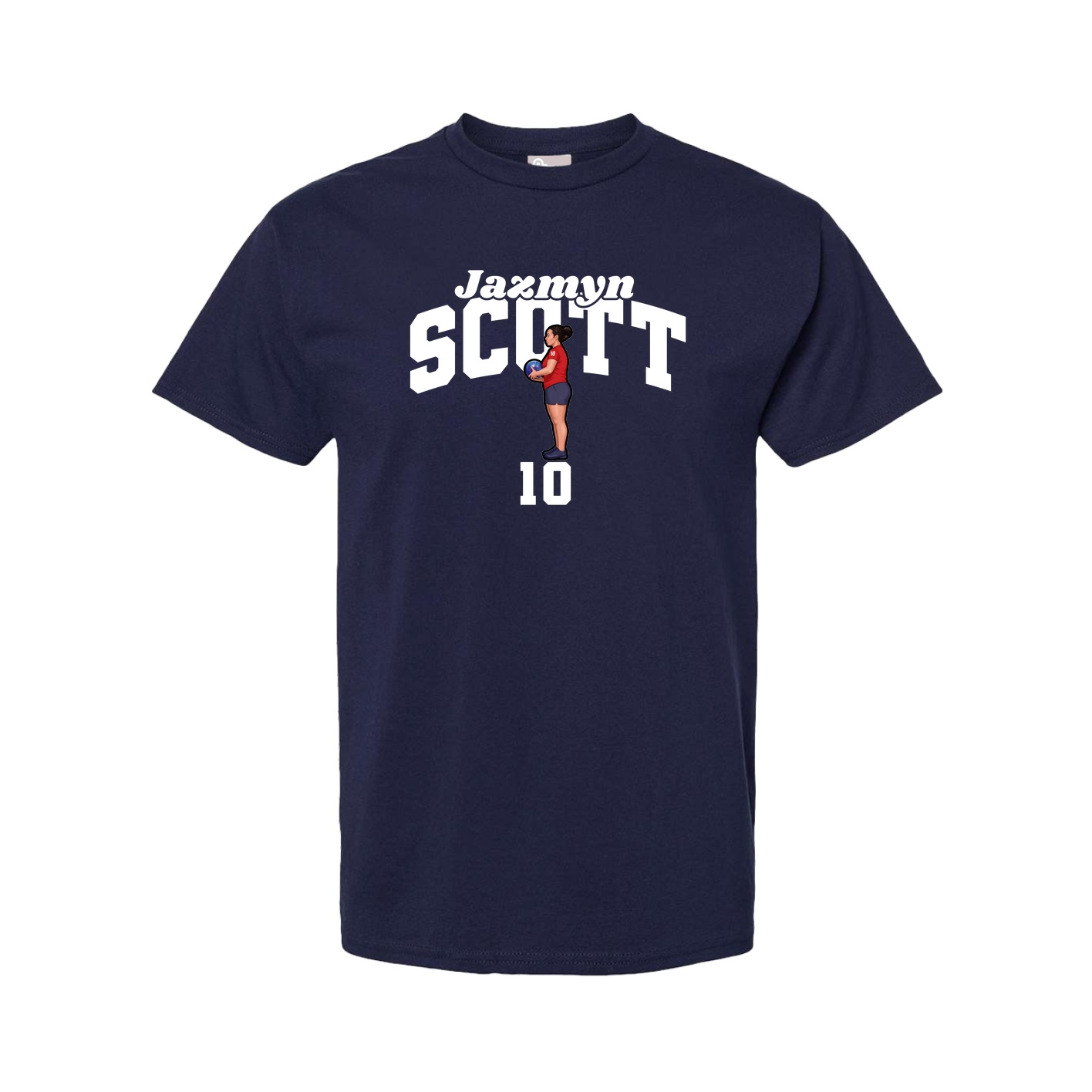 Youth Tee — Signature Arch in Navy