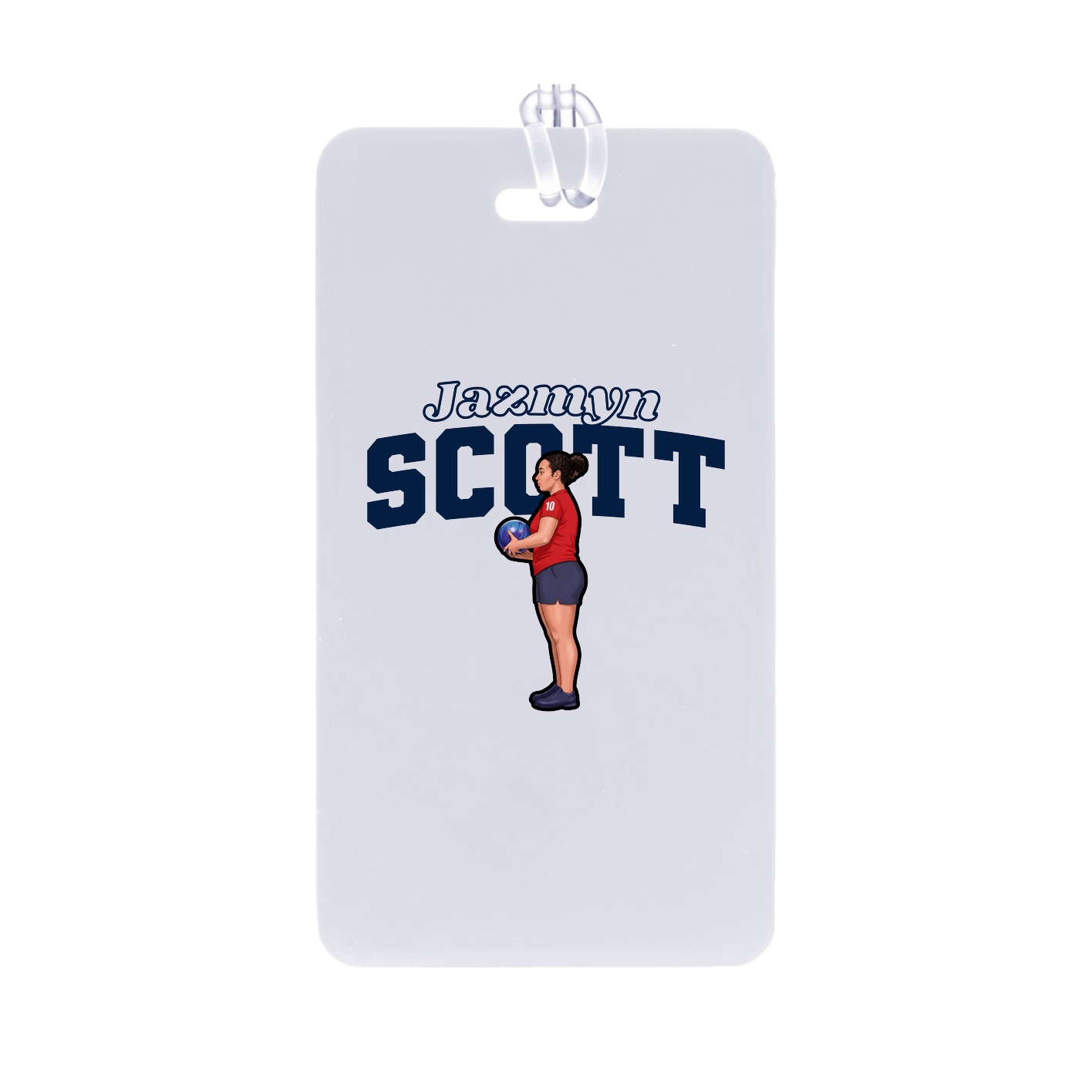 Bag Tag — Name Arch in Classic