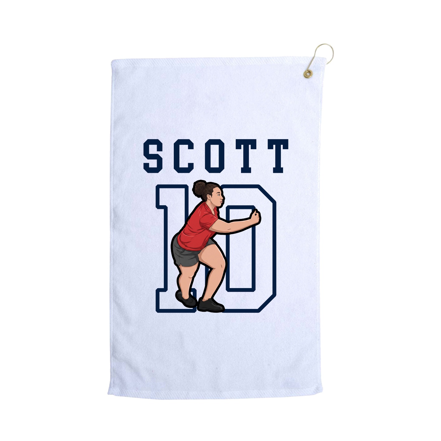 Golf Towel — Shirsey in White