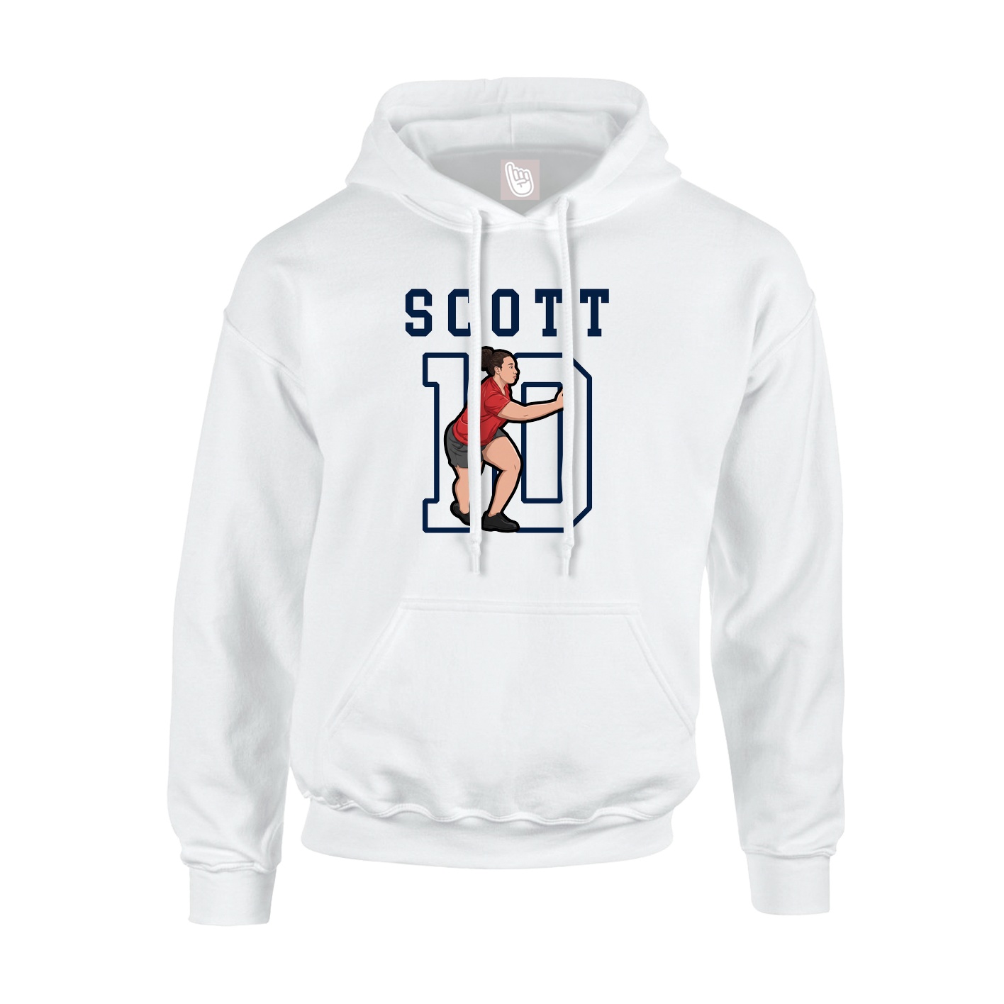 Youth Hoodie — Shirsey in White