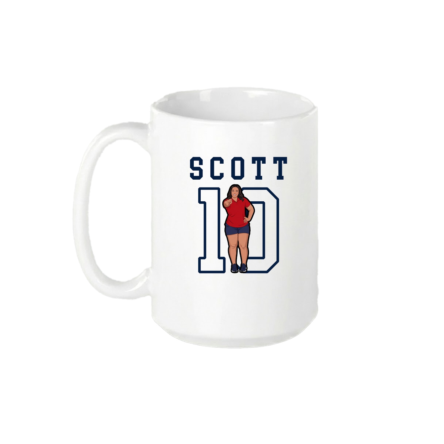 15oz Coffee Mug — Shirsey in White
