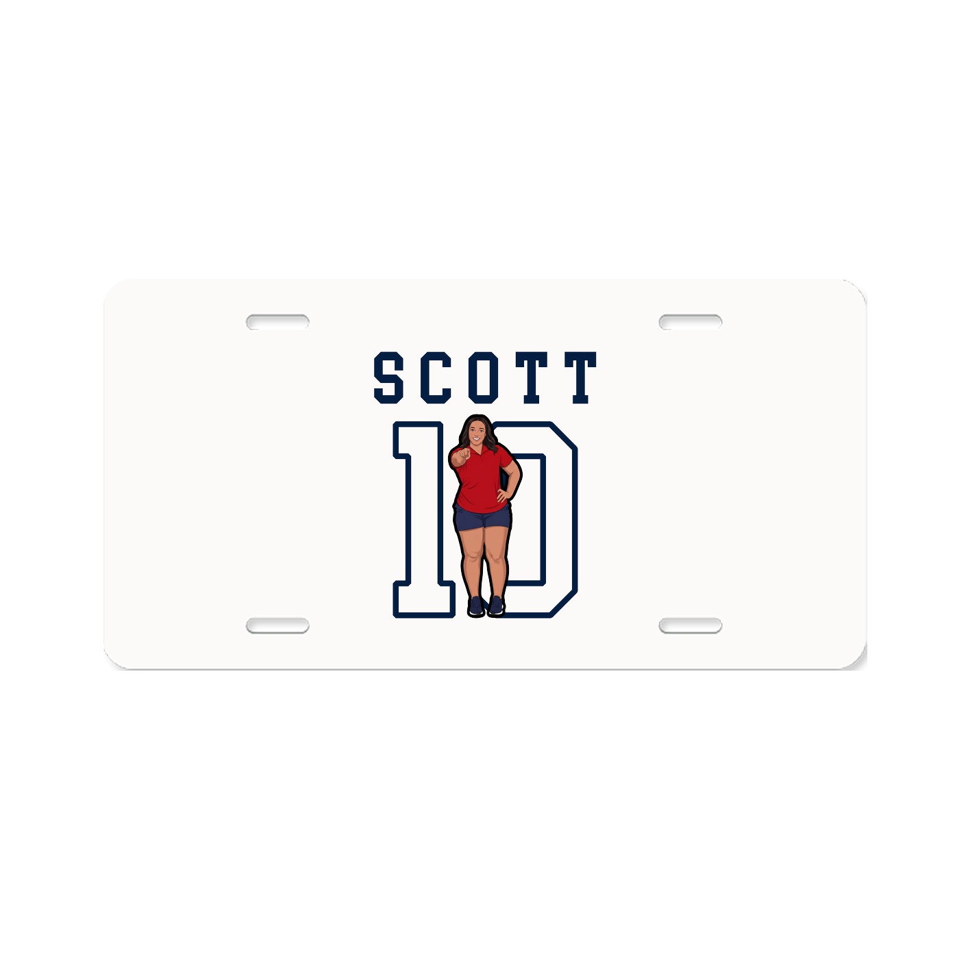 License Plate — Shirsey in Classic