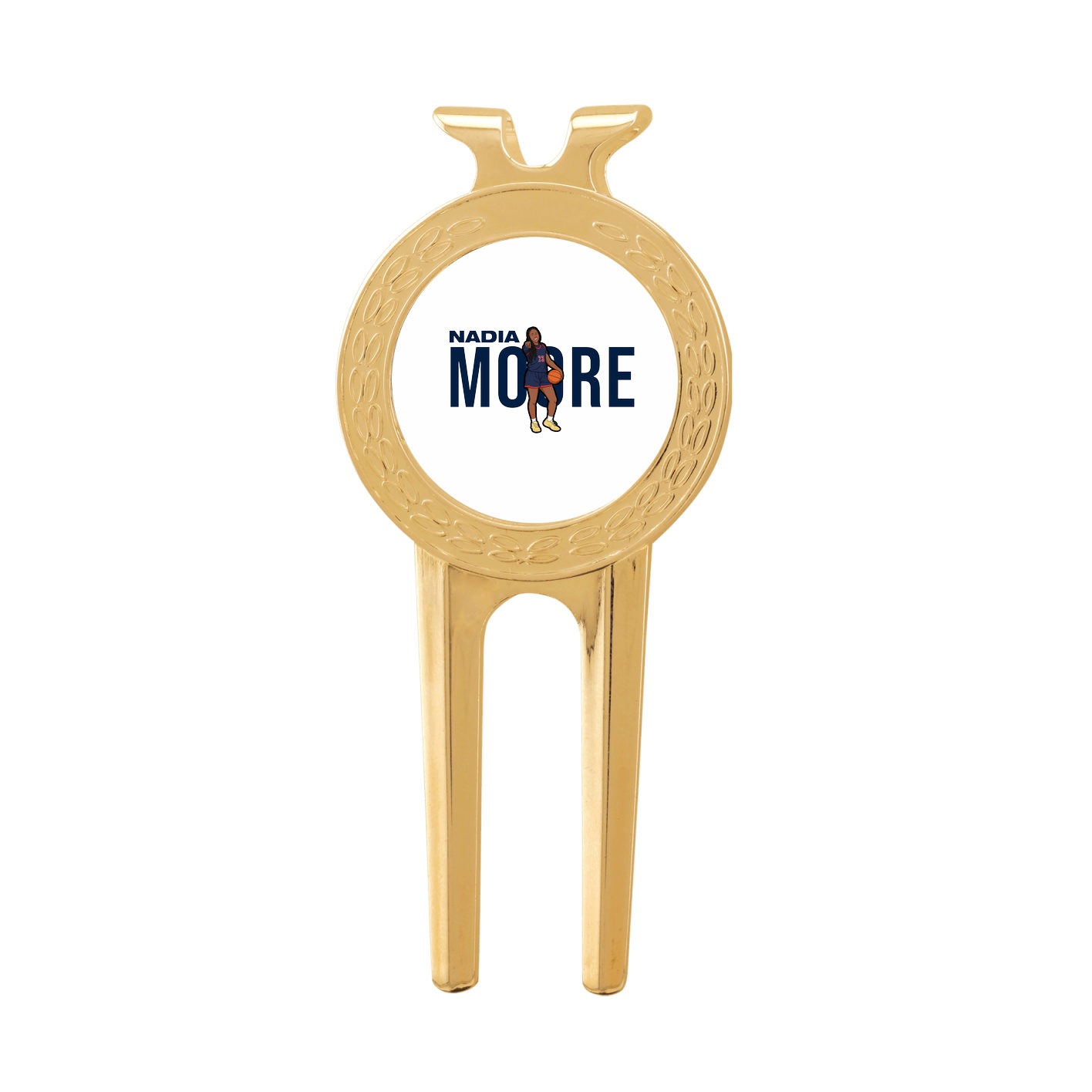 Divot Tool with Ball Marker — Player Name in Classic
