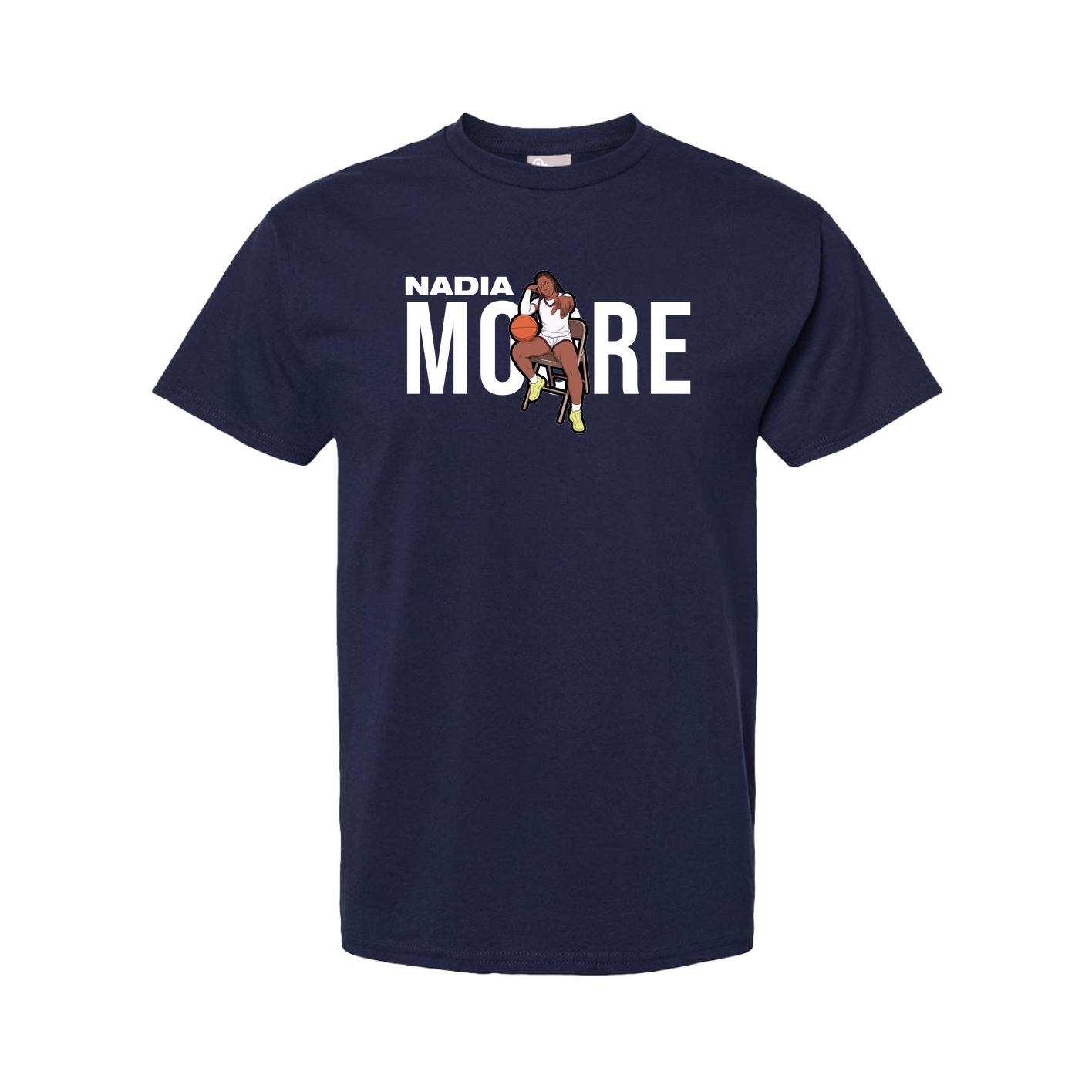 Youth Tee — Player Name in Navy