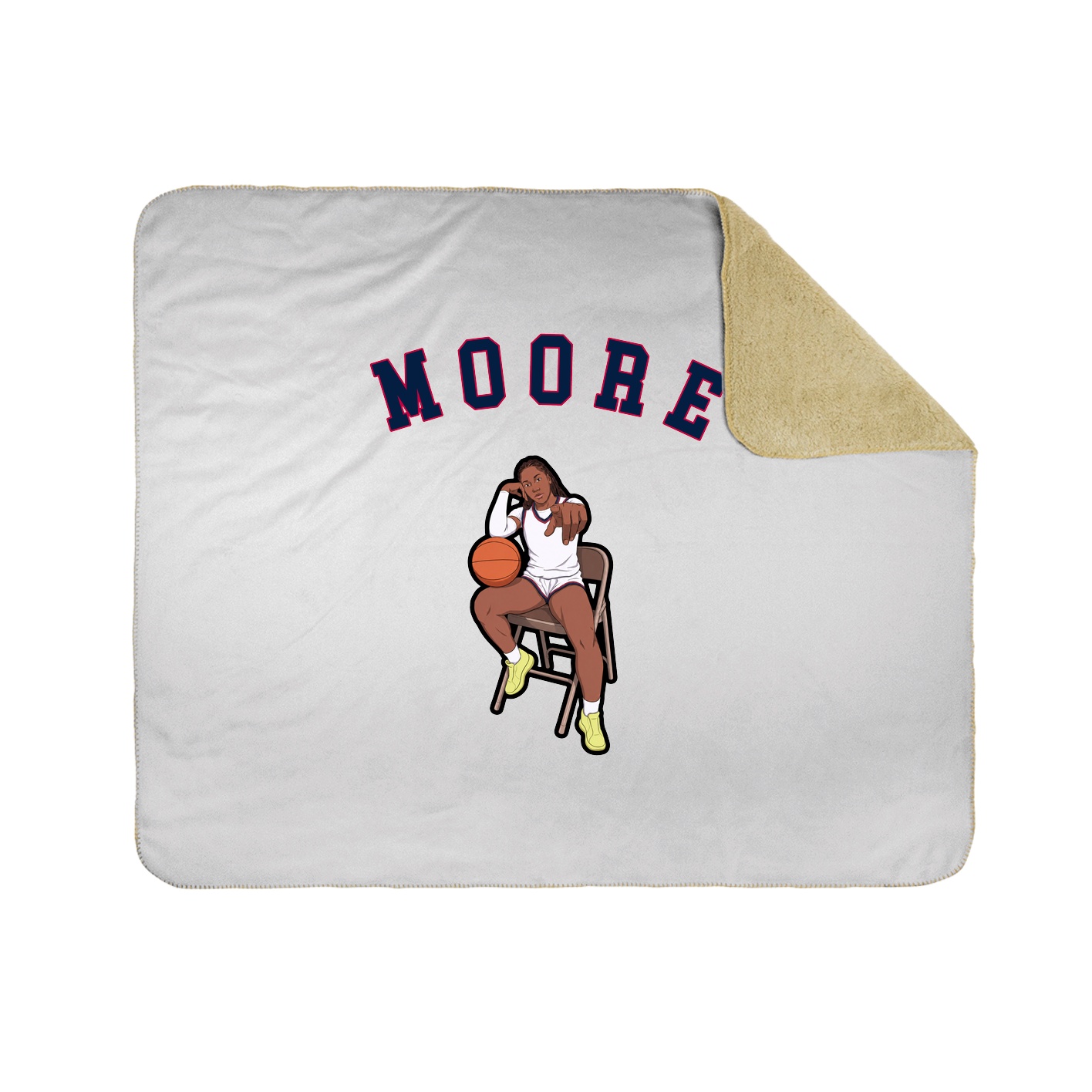 Throw Blanket — Shirsey Arch in White
