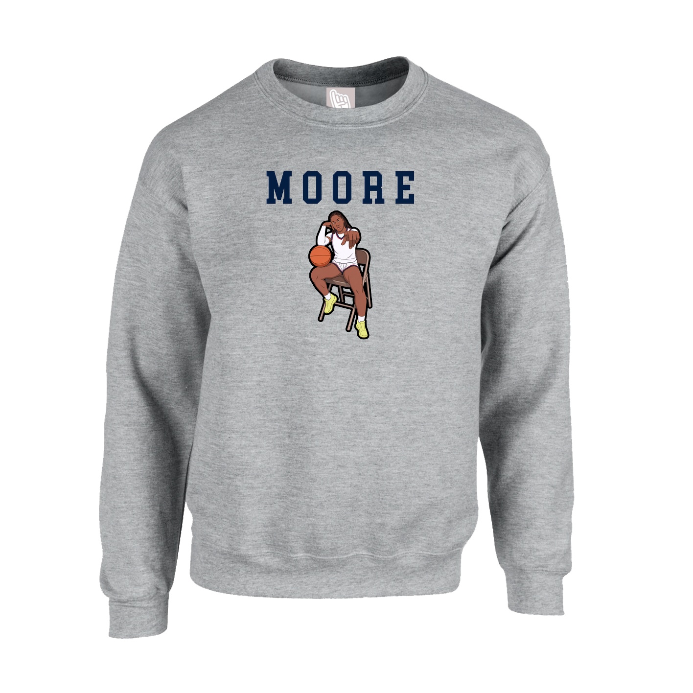 Fleece Crew — Shirsey in Grey