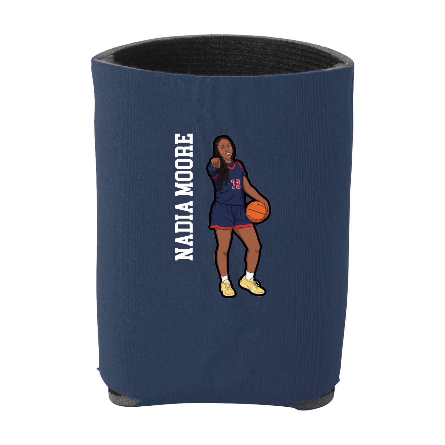 Can Holder — Name Vertical in Navy