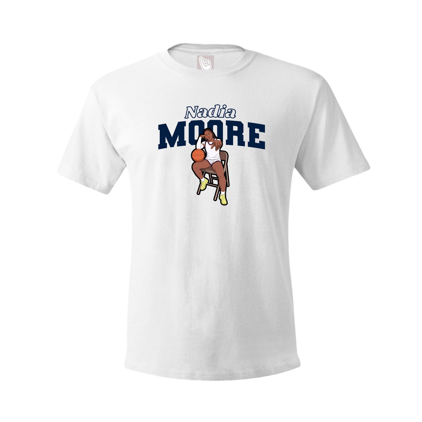 Tee — Name Arch in White