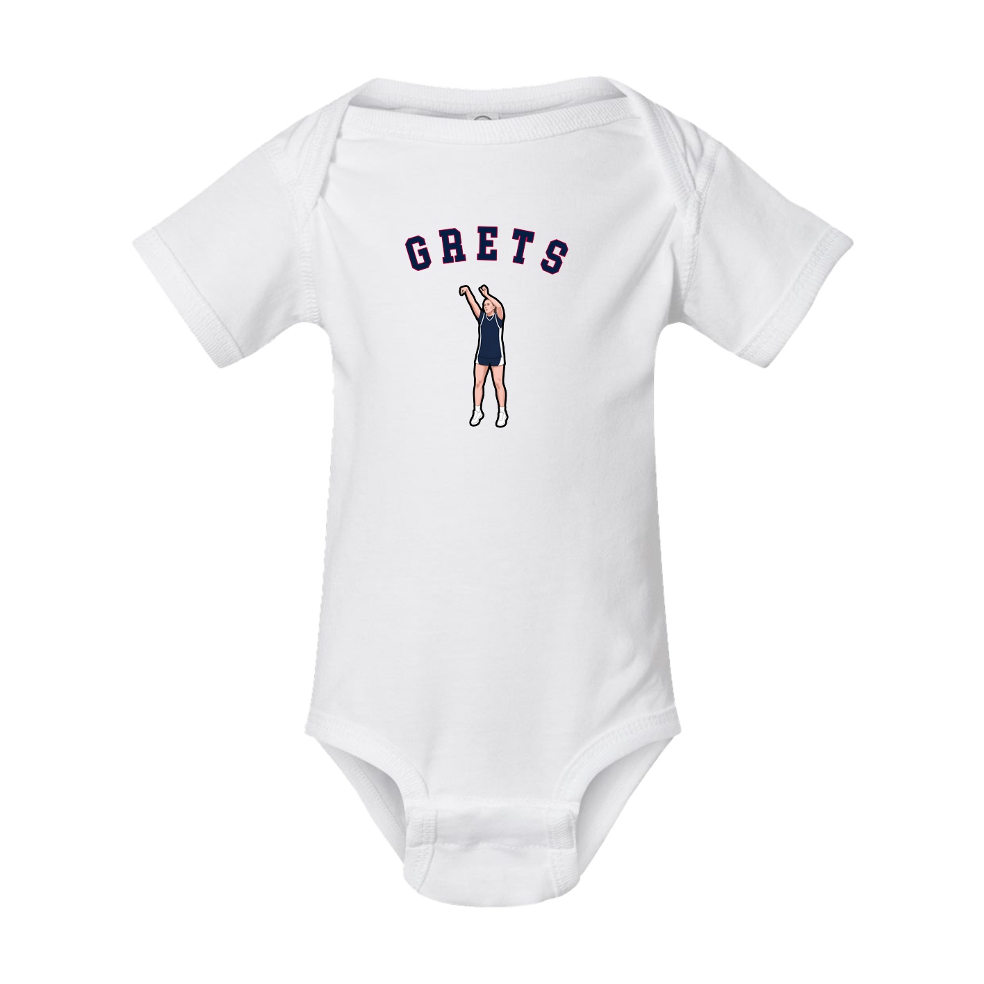 Baby Onesie — Shirsey Arch in White