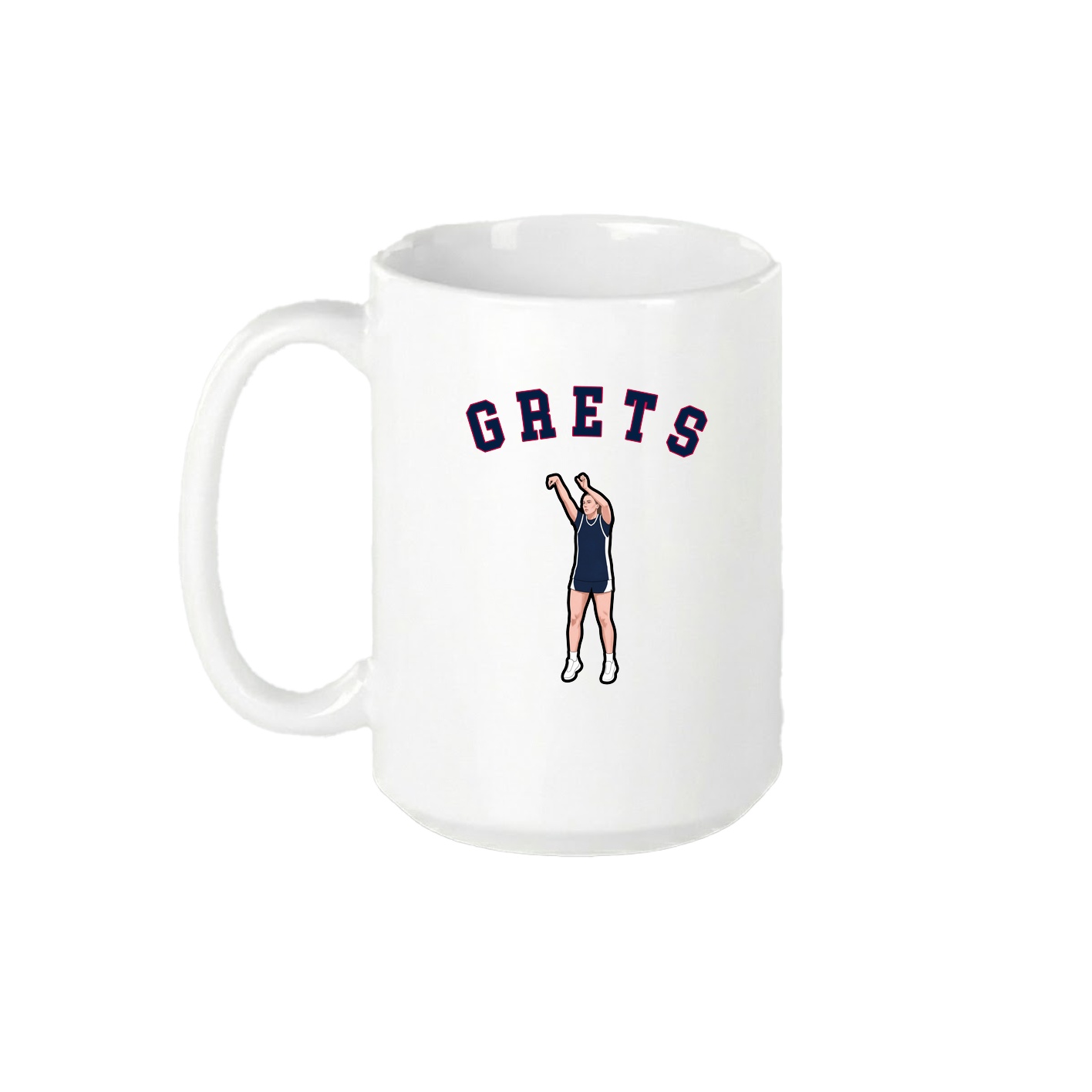 15oz Coffee Mug — Shirsey Arch in White