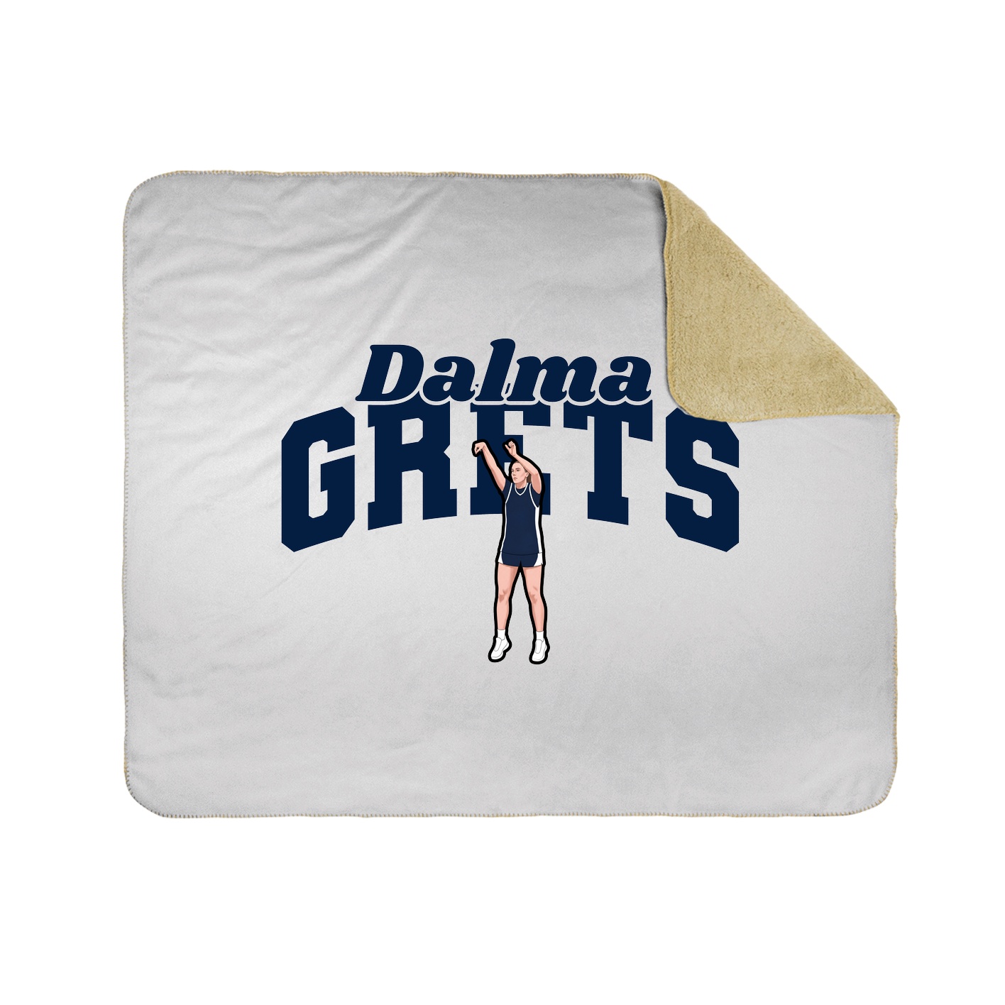 Throw Blanket — Signature Arch in White