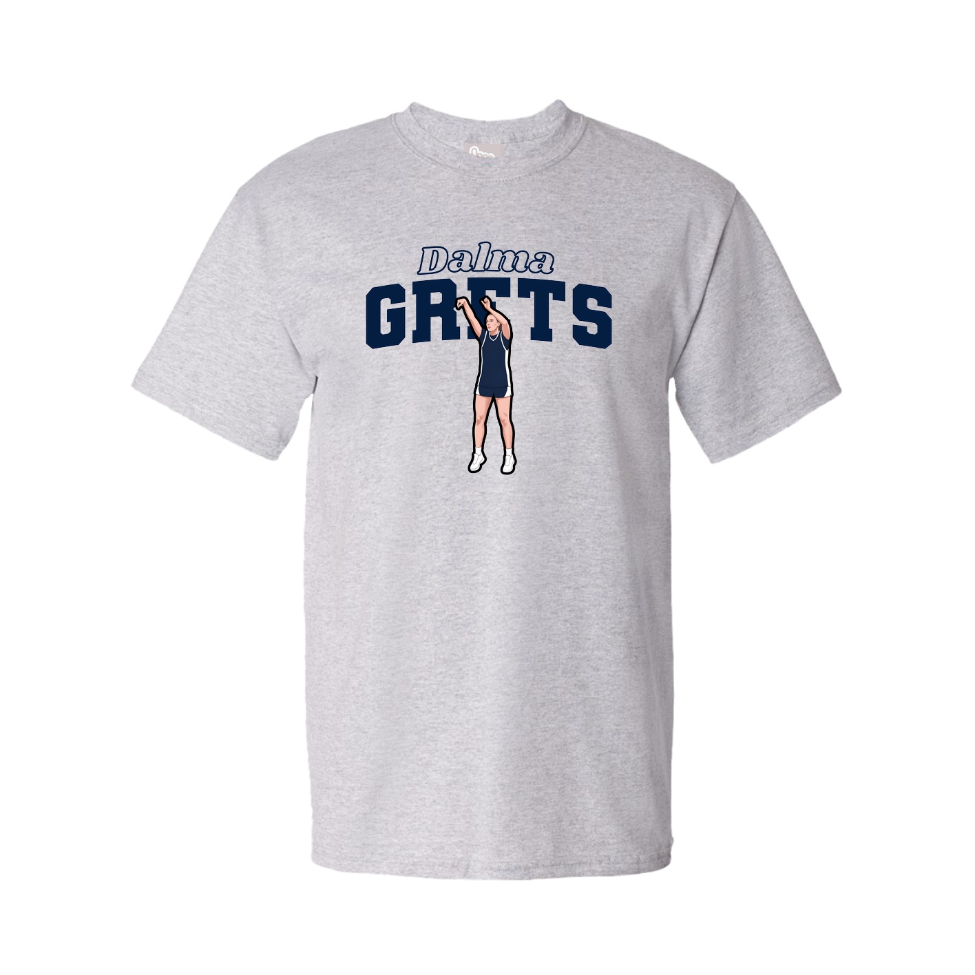 Tee — Name Arch in Grey