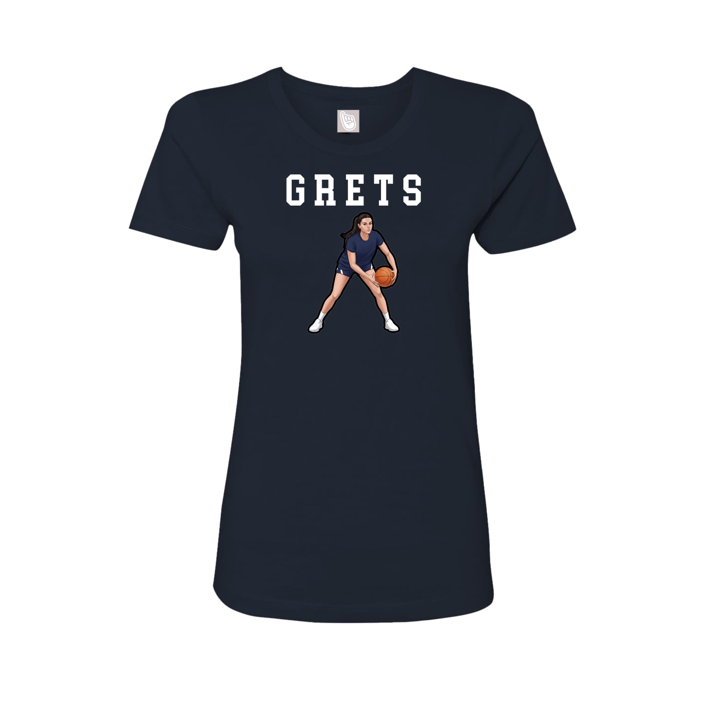 Fitted Women's Tee — Shirsey in Navy