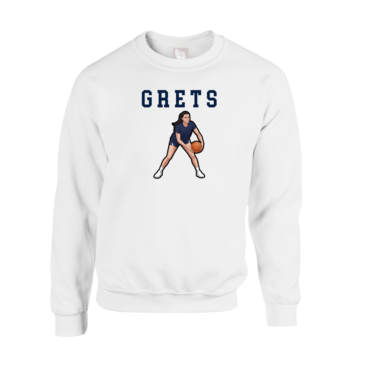 Fleece Crew — Shirsey in White