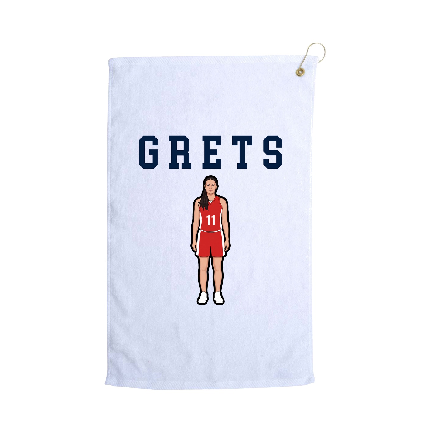 Golf Towel — Shirsey in White