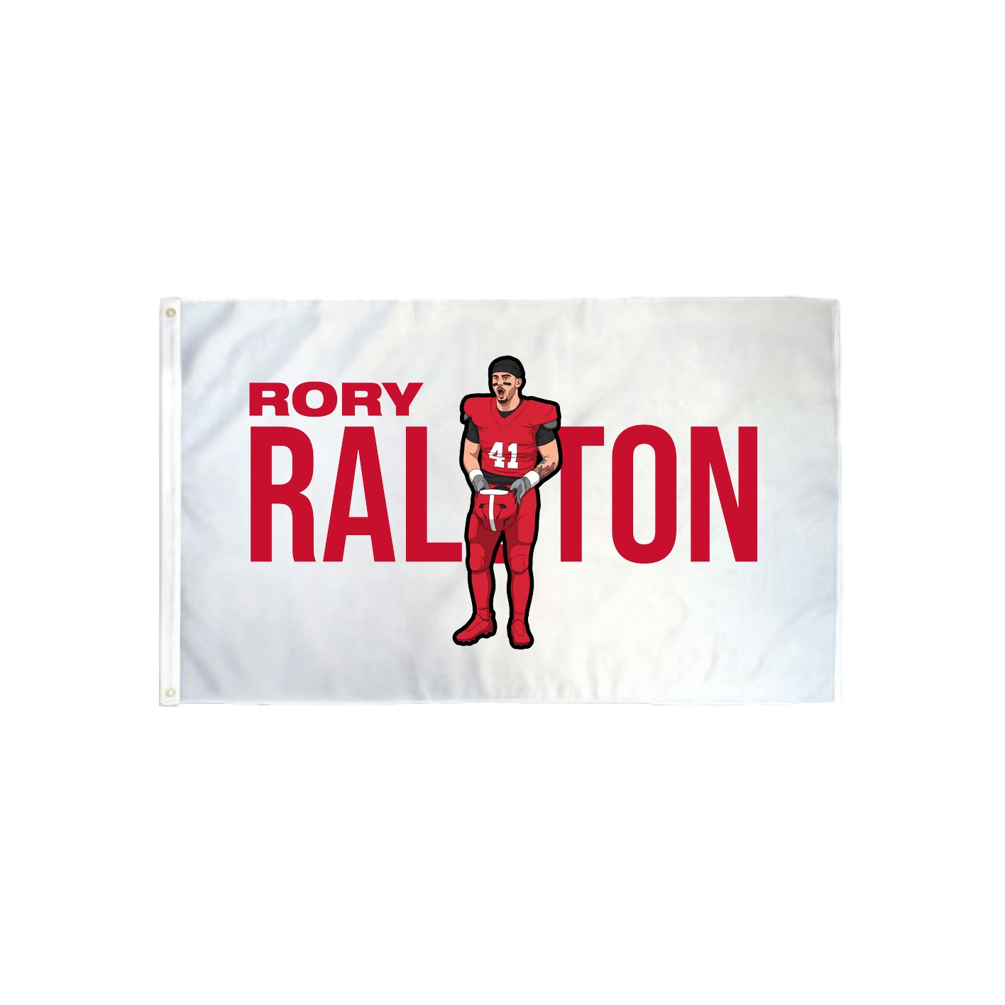 3x5 Flag — Player Name in Classic