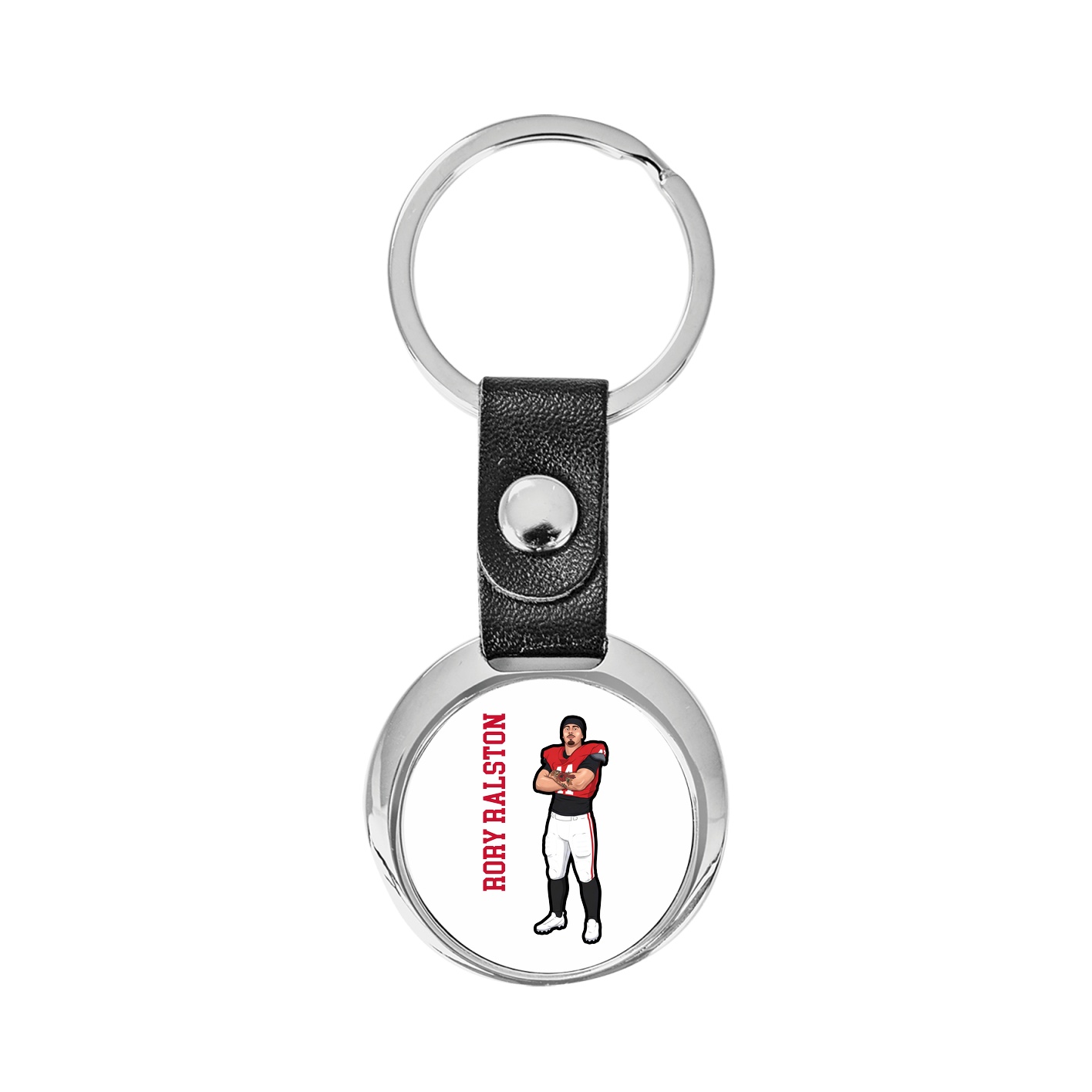 Key Chain — Name Vertical in Classic