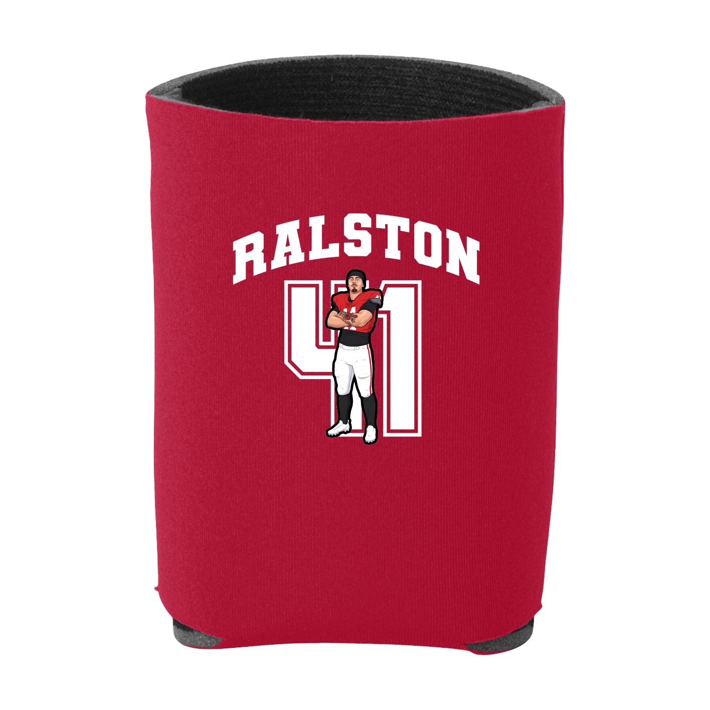 Can Holder — Number in Red