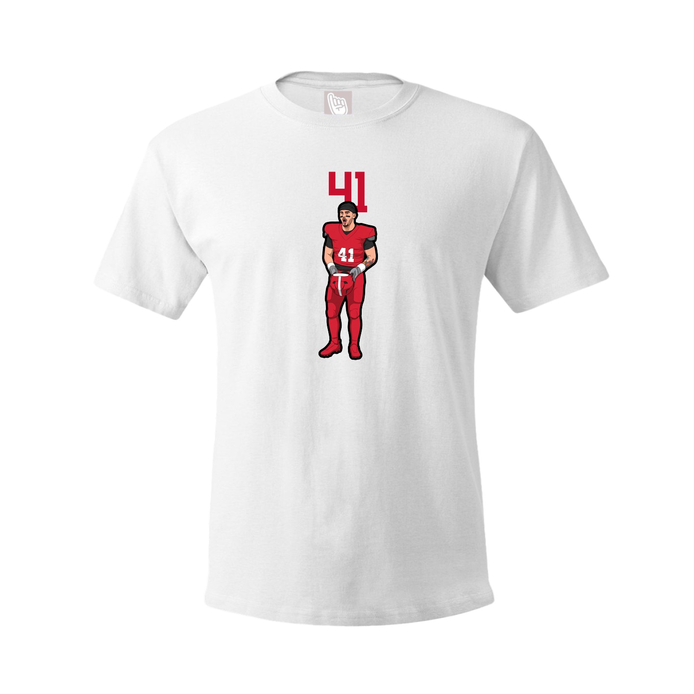 Tee — Number Top in White