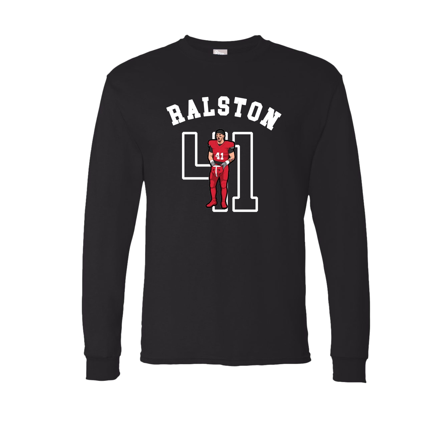 Long Sleeve Tee — Shirsey Arch in Black